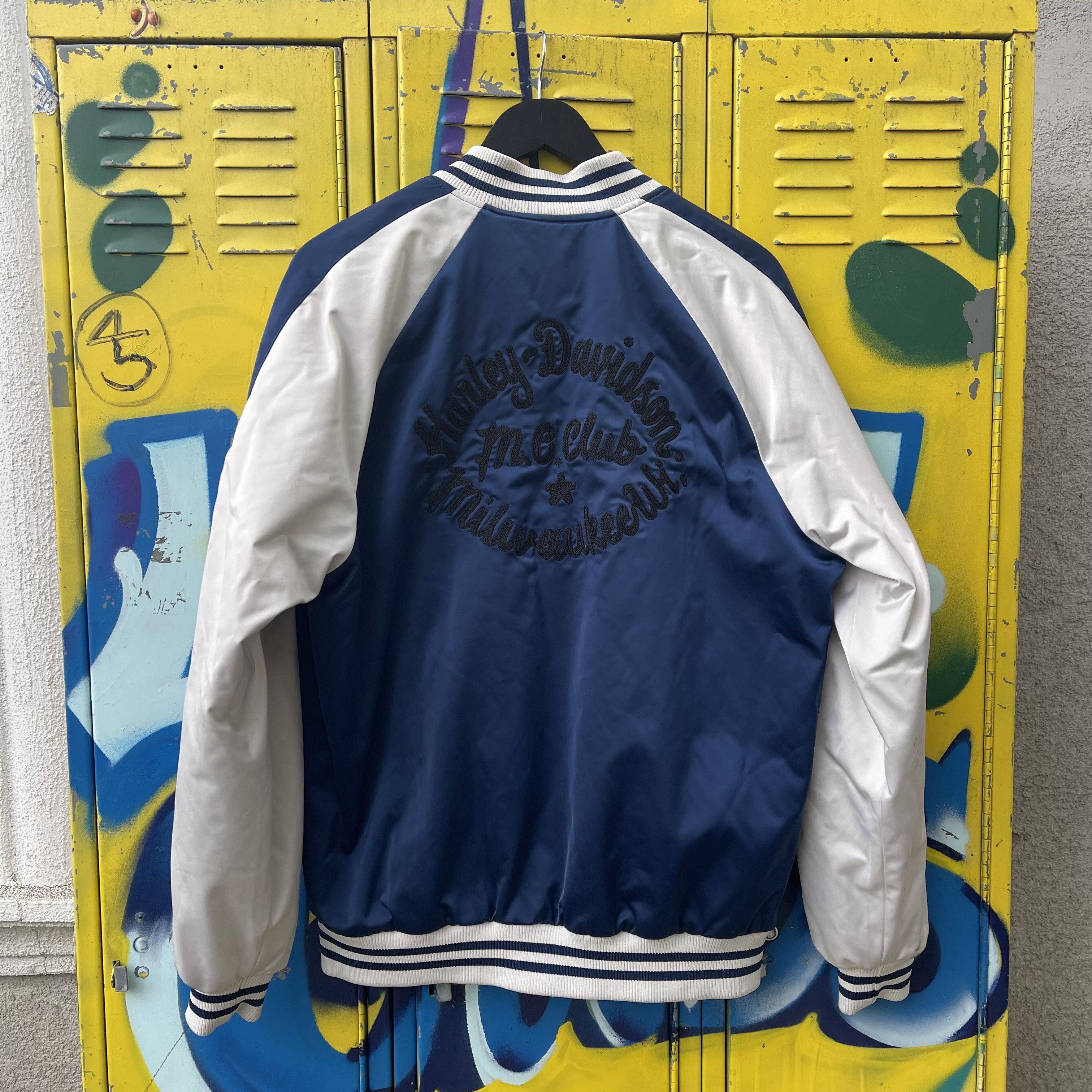 Harley Davidson Harley Davidson MC Club Milwaukee WI Bomber Jacket Size US M / EU 48-50 / 2 - 1 Thumbnail