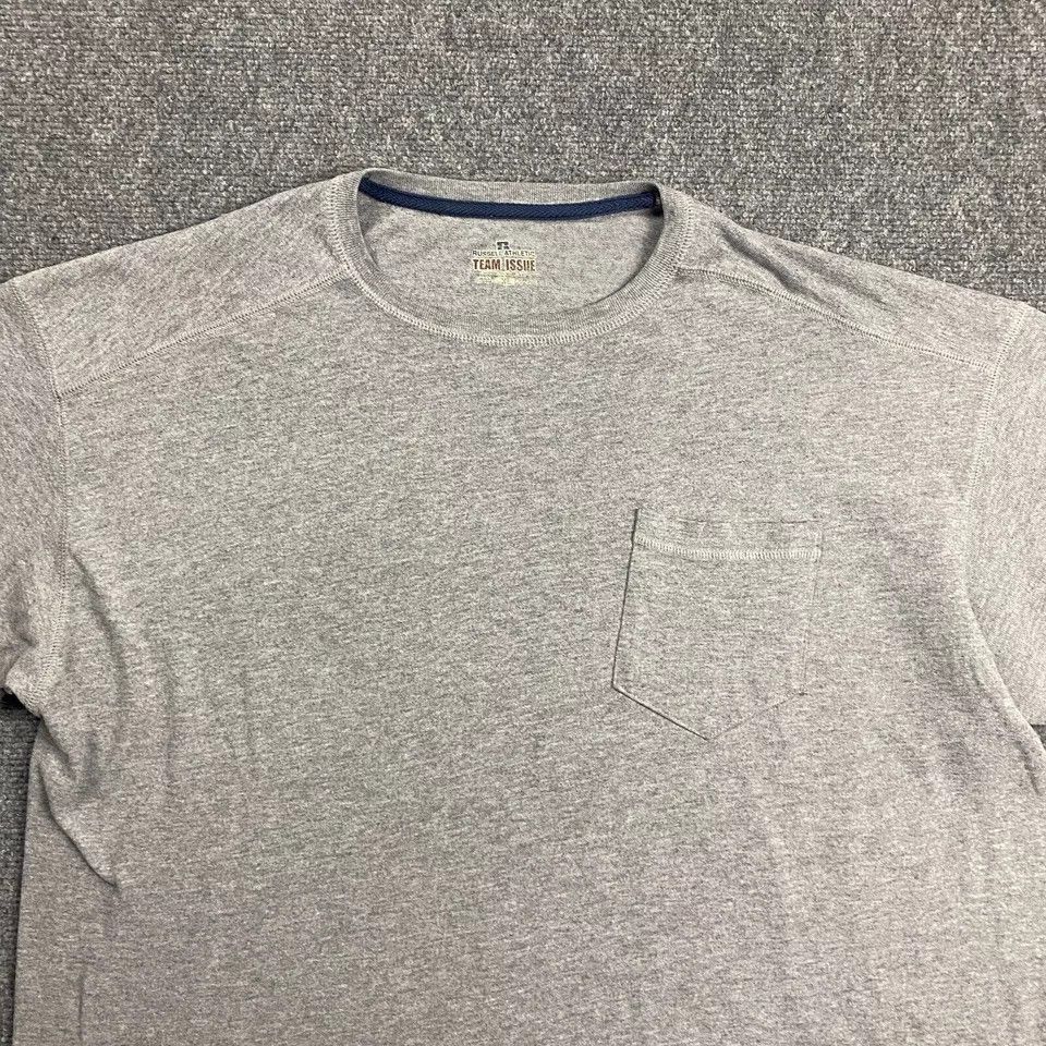 Russell Athletic Russell Athletic Shirt Men's Grau Team Issue Cotton XL Size US XL / EU 56 / 4 - 2 Thumbnail