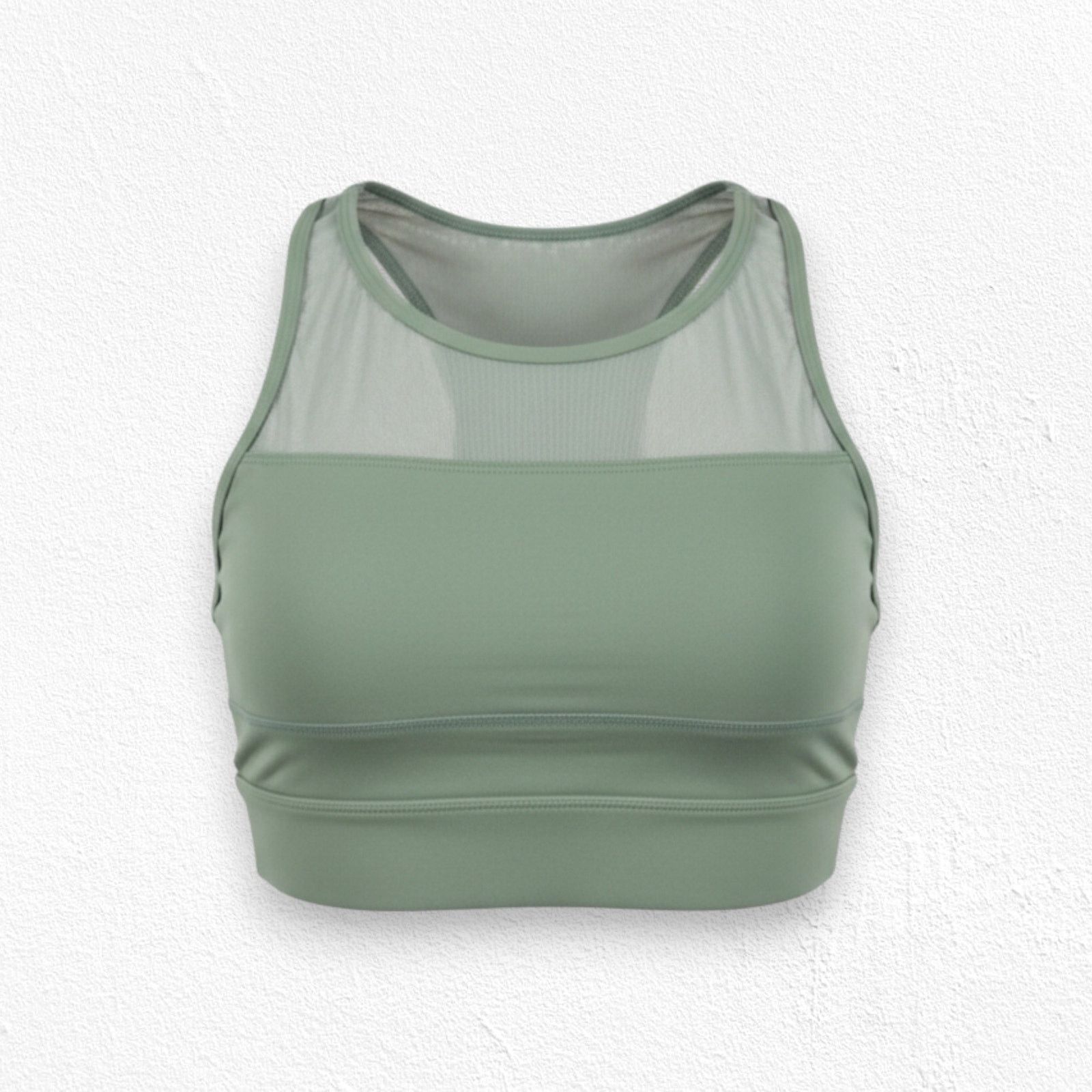 Other Zyia Active All-Star Sports Bra Sage Green Size Medium Size ONE SIZE - 1 Thumbnail