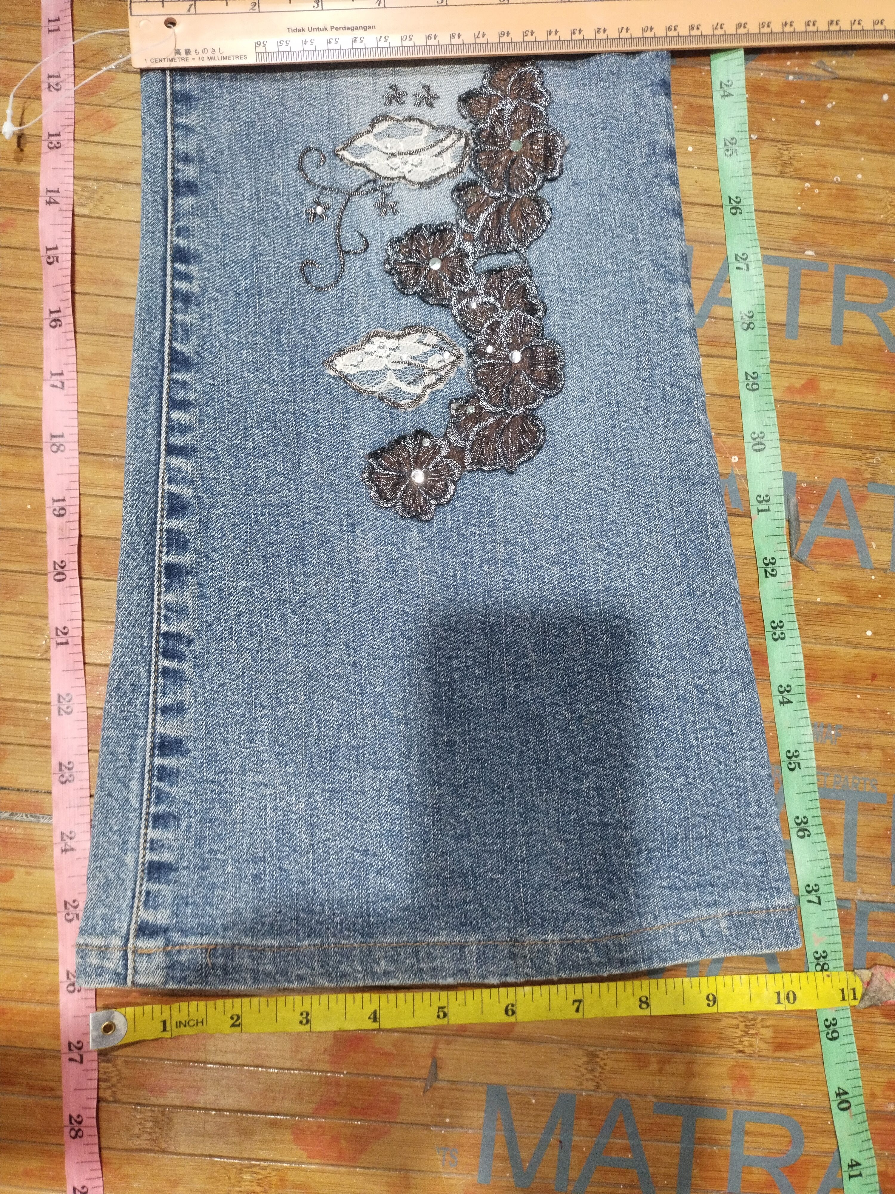 Other Old De River Jeans ' Baggy Style"Stretchable" Denim Sz 33" Size 33" - 5 Thumbnail