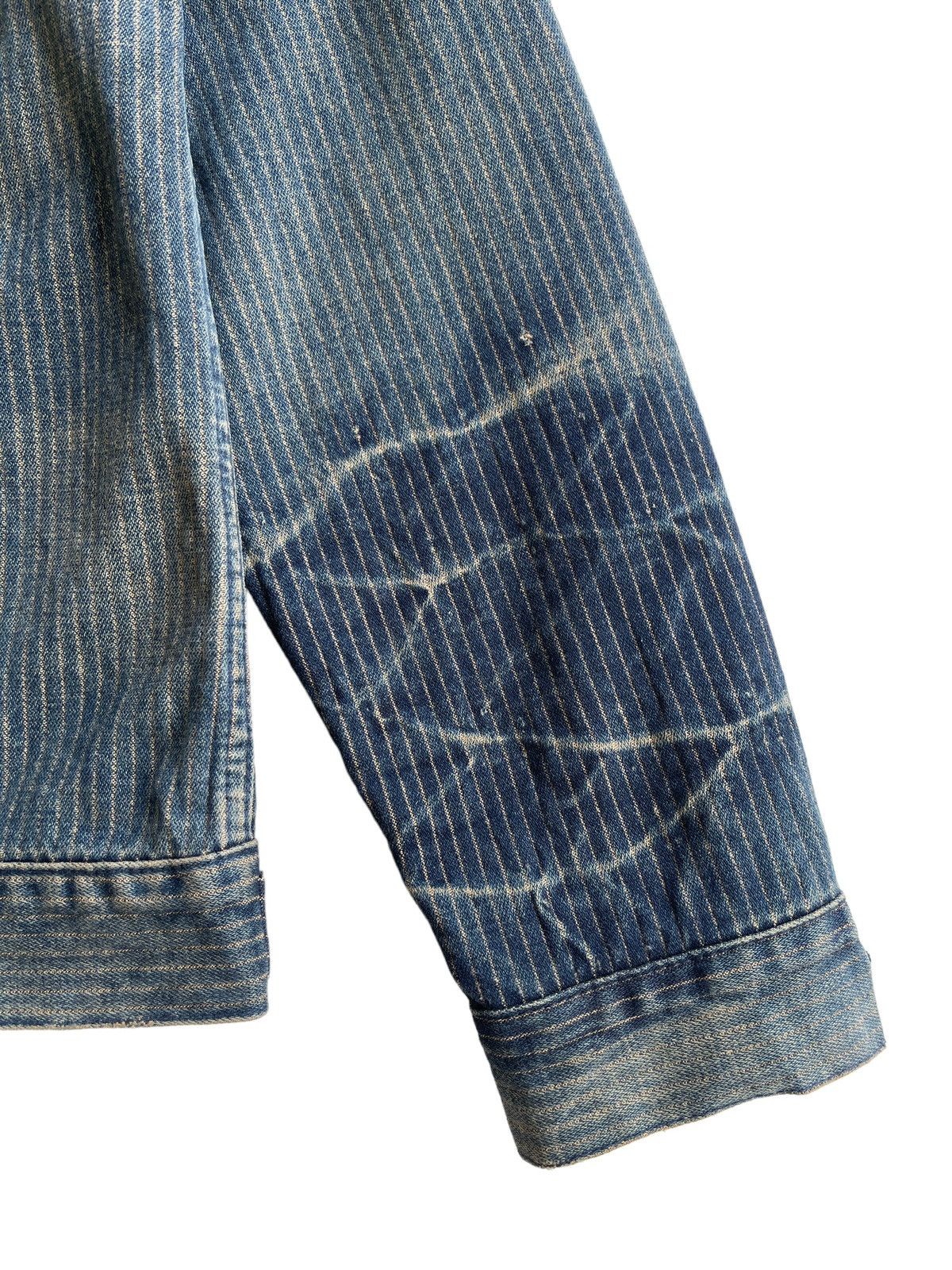 Levi's Vintage Clothing Levis Redloop Hickory Stripe Denim Jacket Size US M / EU 48-50 / 2 - 11 Thumbnail