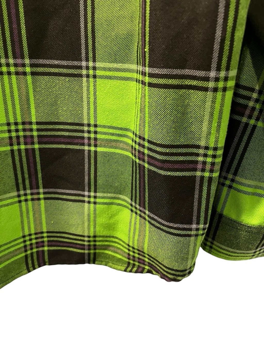Dixxon Dixxon Flannel The Creature Ltd Ed Plaid Green Shirt Size L Size US L / EU 52-54 / 3 - 10 Thumbnail