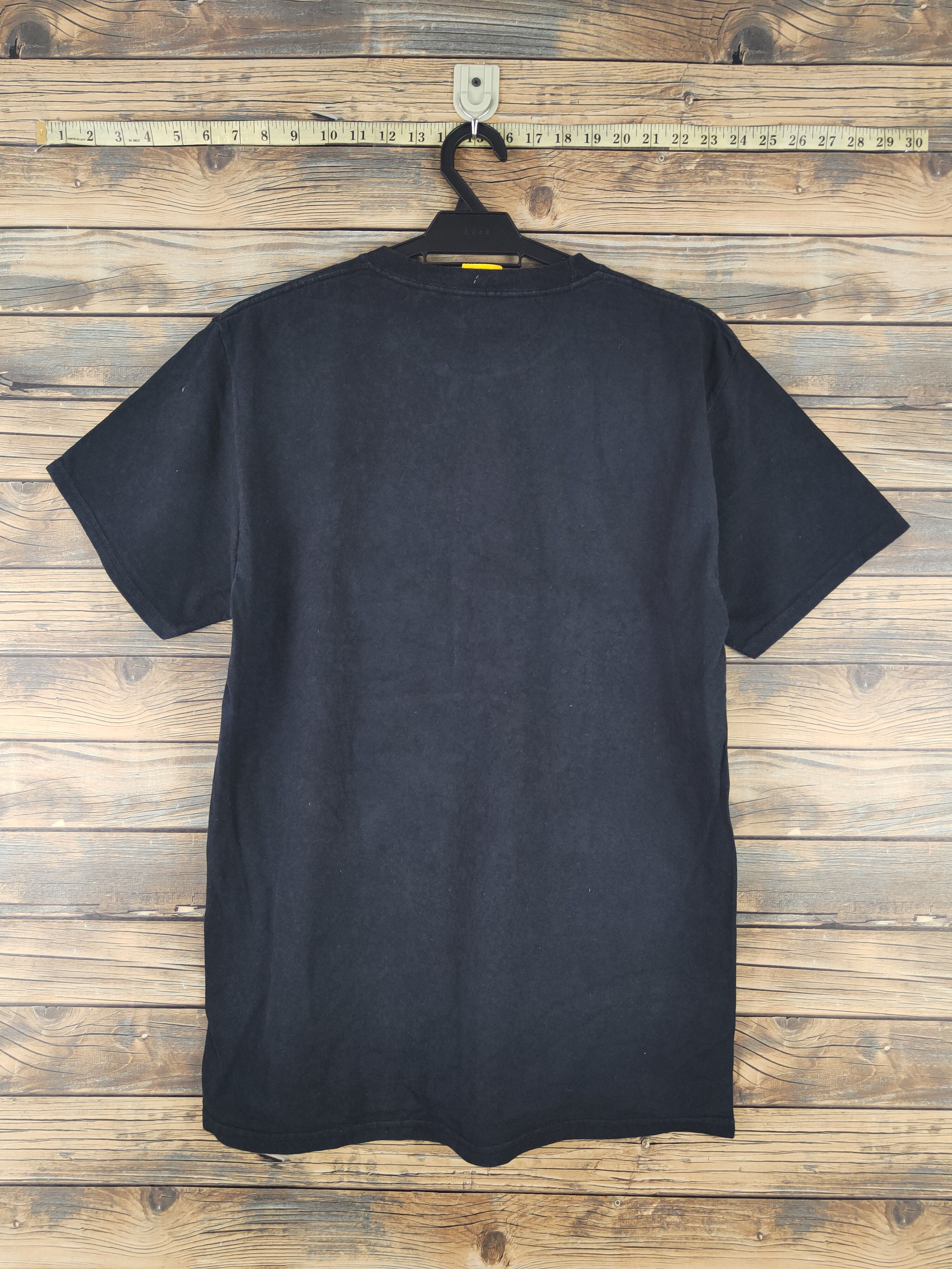 Japanese Brand DL Hanes Black Short Sleeve T-shirt #2558 Size US M / EU 48-50 / 2 - 8 Thumbnail