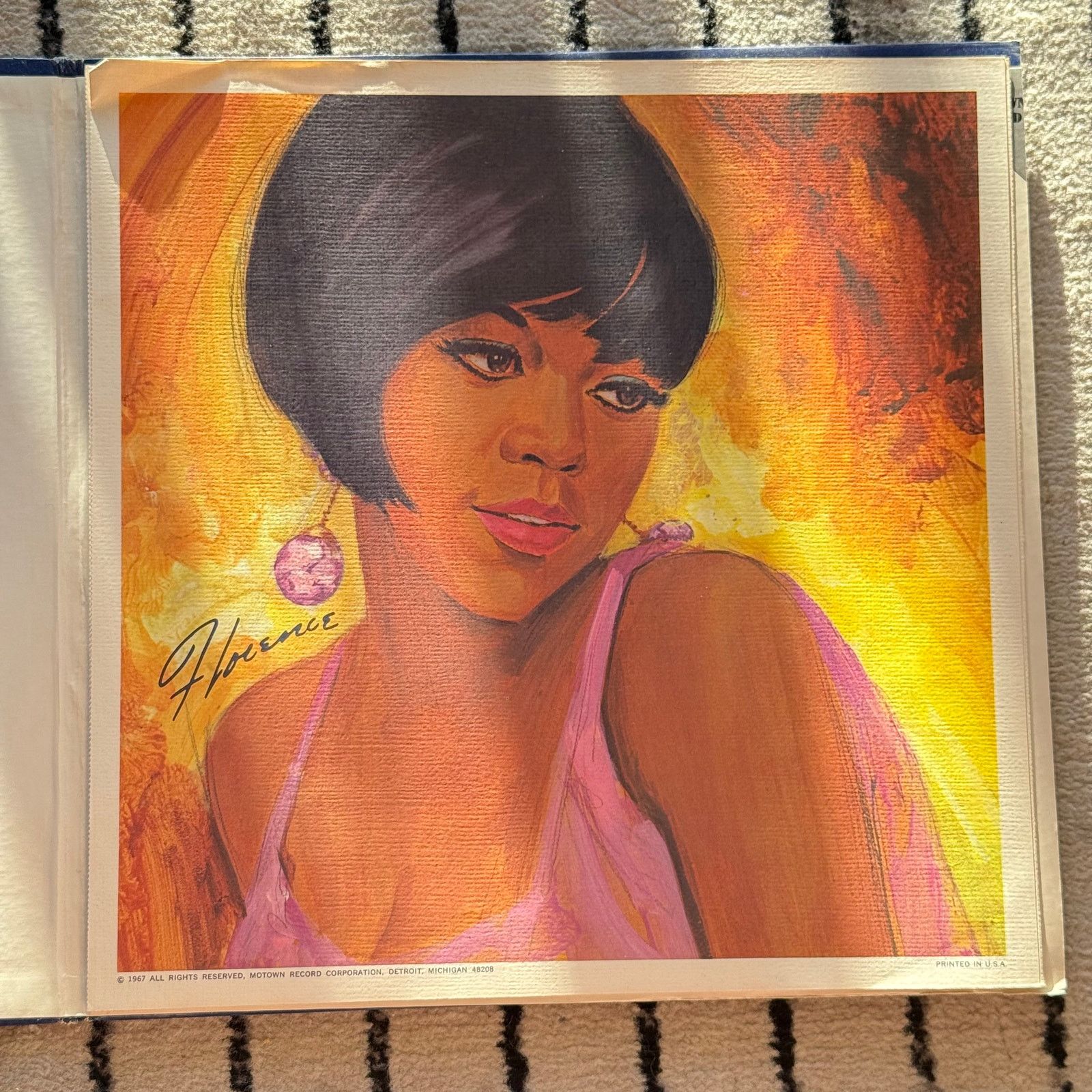 Vintage Vtg Diana Ross Supremes 2-663 1967 Rockaway w Prints VG+ Size ONE SIZE - 9 Thumbnail