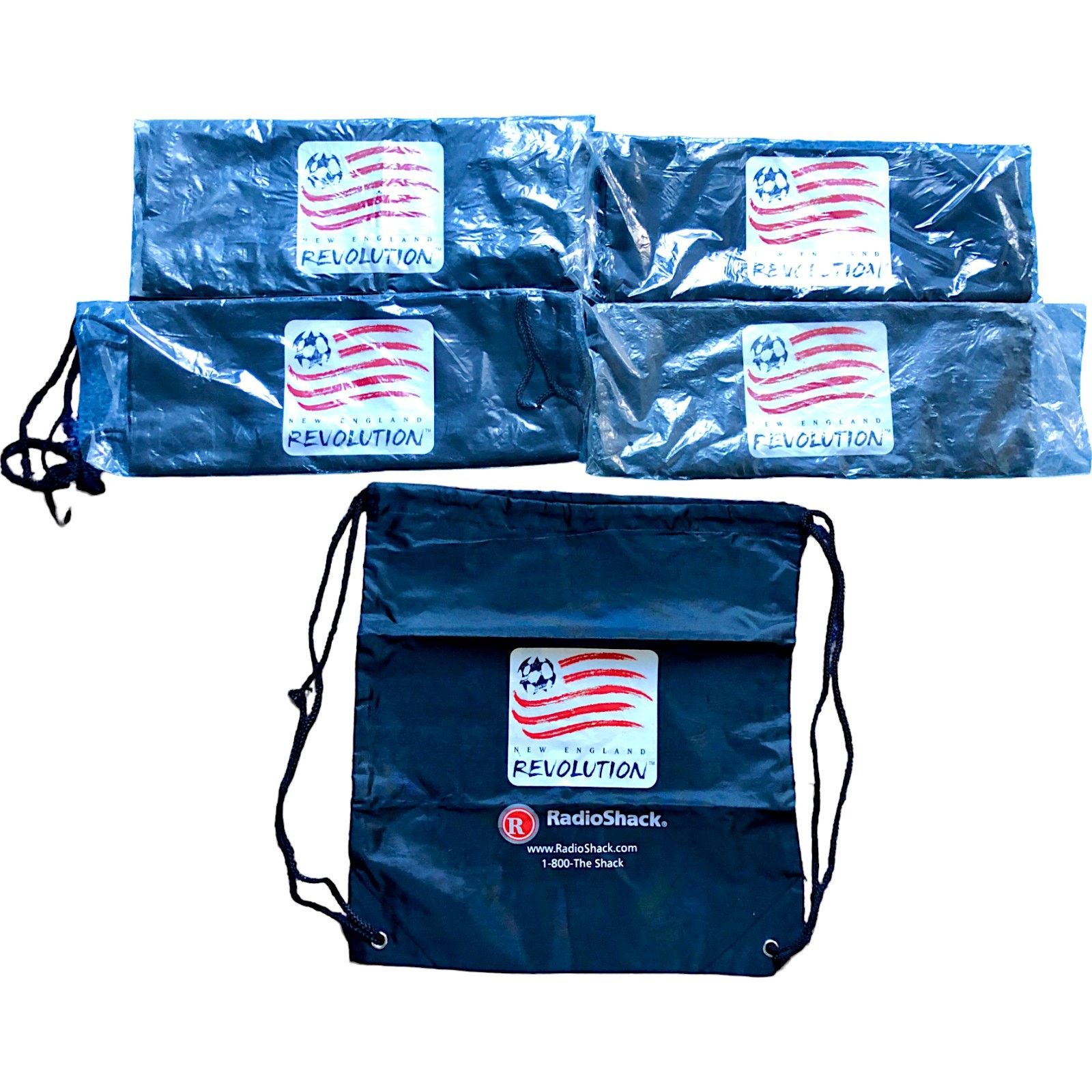 Other New England Revolution x Radioshack Black Drawstring Bag x5 Size ONE SIZE - 4 Thumbnail