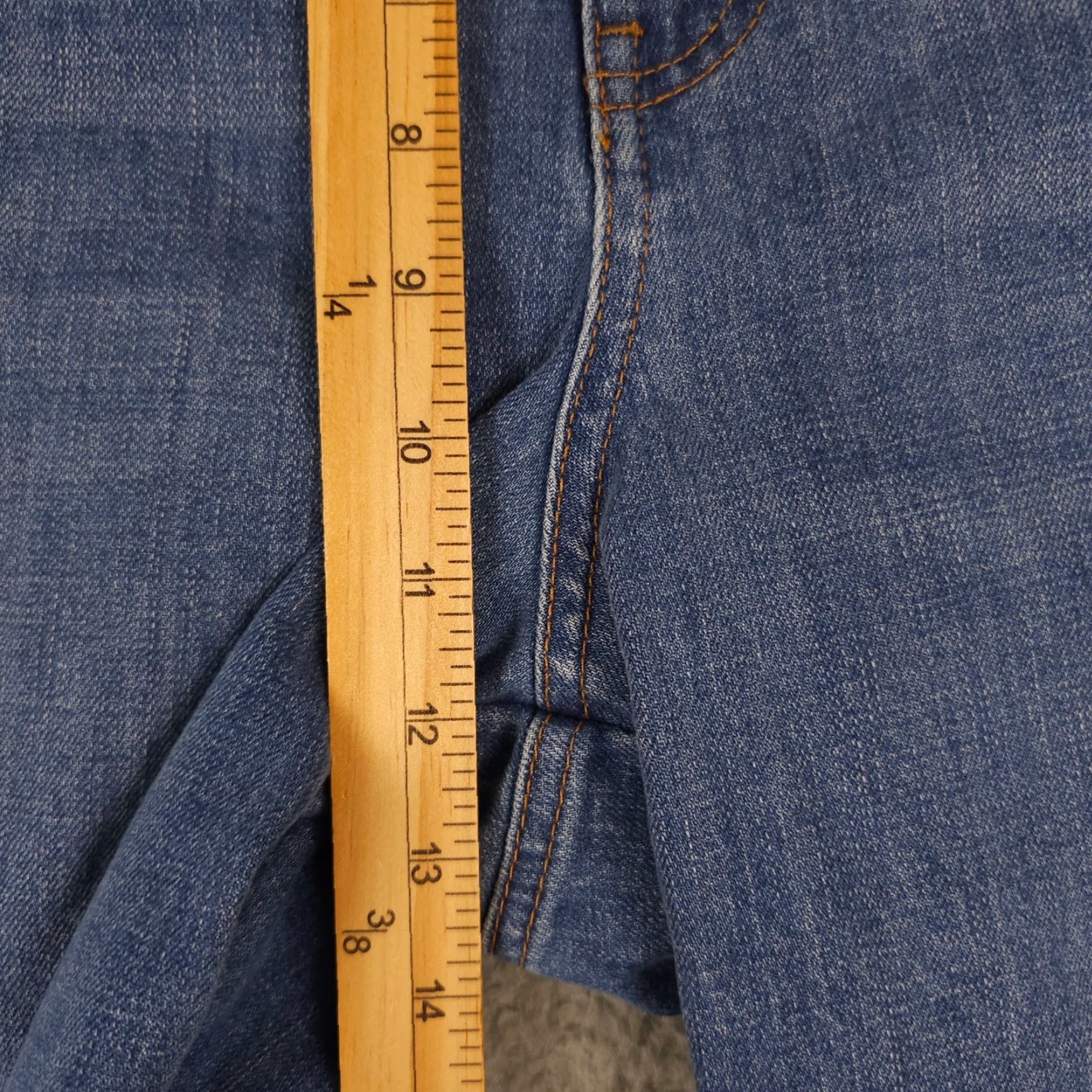 Talbots Talbots Jeans Womens 18 Plus Blue Slim Ankle Stretch Side Striped Hemmed Size 40" / US 18 - 7 Thumbnail
