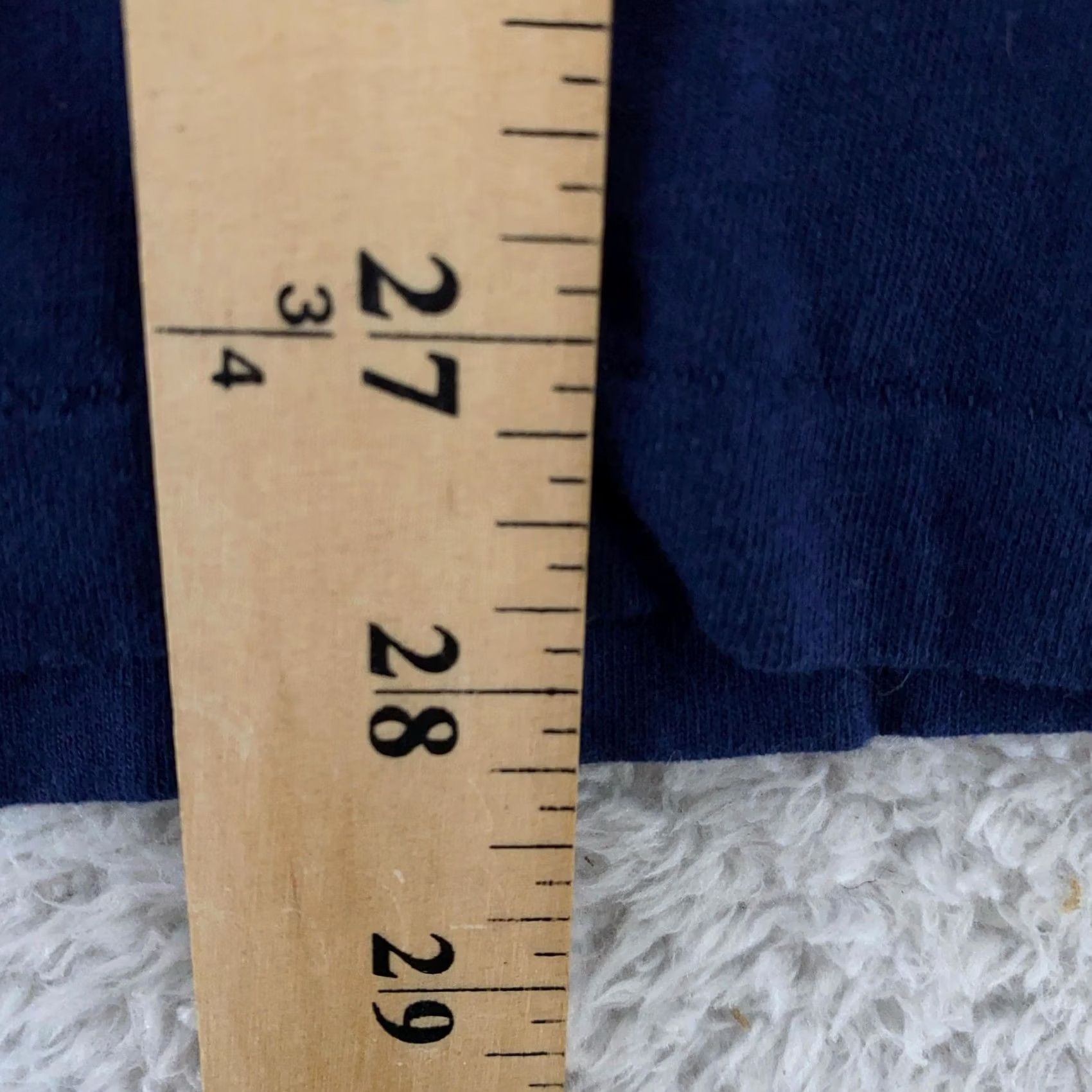 Hanes VINTAGE Hanes Pocket Shirt Mens L blue 100% Cotton Crew Neck Short Sleeve T-Shirt Navy Blank Casual Size US L / EU 52-54 / 3 - 7 Thumbnail