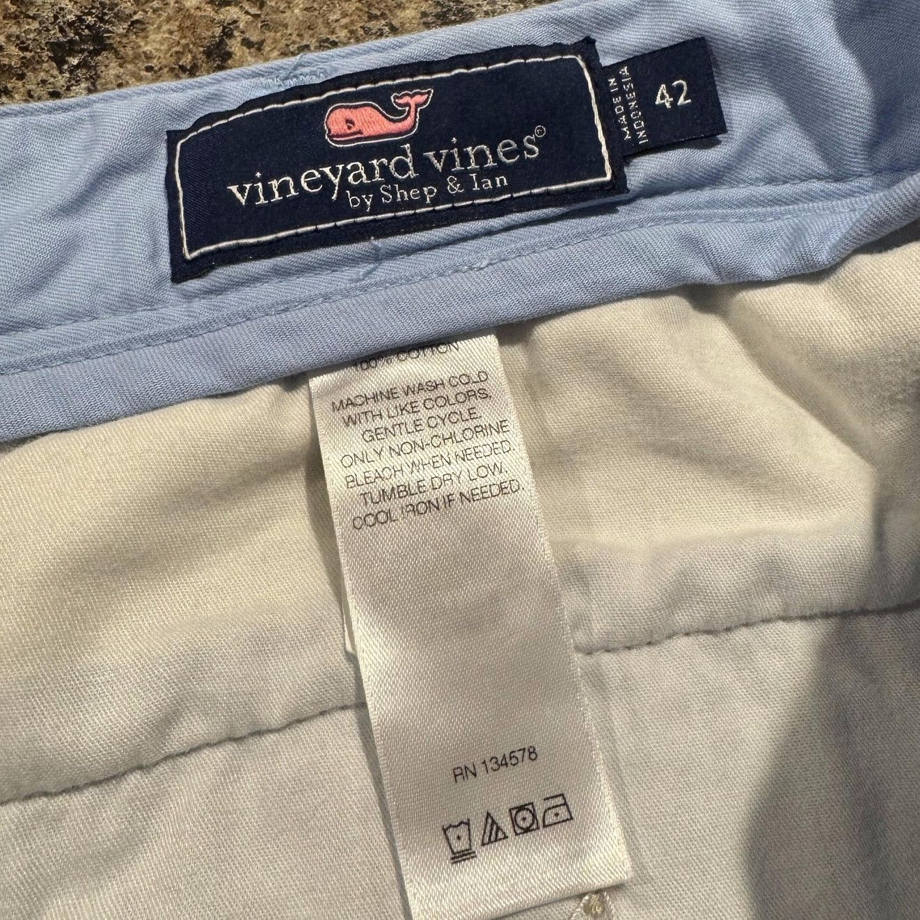Vineyard Vines Vineyard Vines Club Short 9" Blue 42 Preppy Golf Coastal Size US 42 / EU 58 - 3 Thumbnail