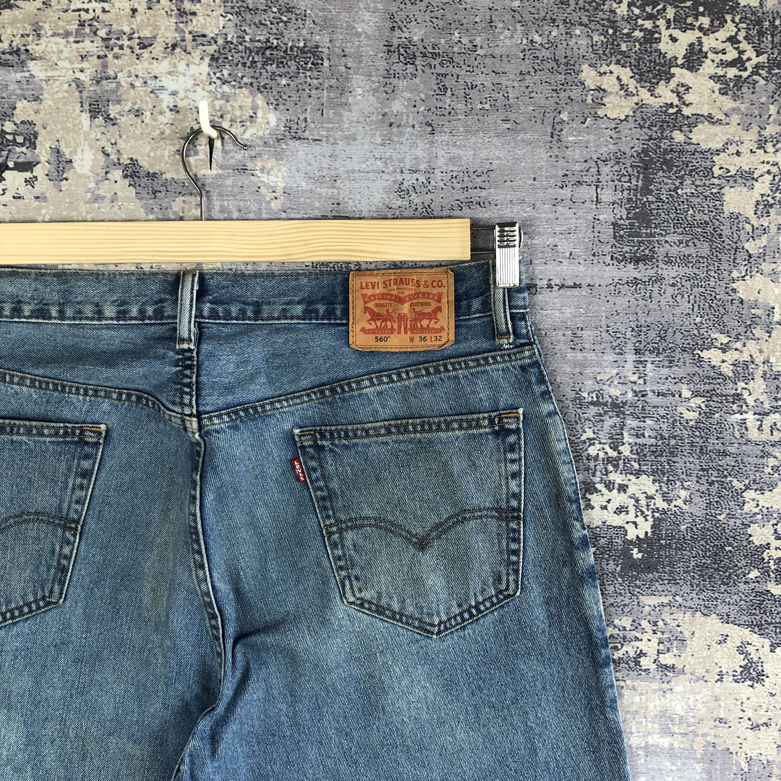 Levi's Vintage Levi's 560 Faded Blue Jeans Stone Wash Denim Pants Size US 36 / EU 52 - 5 Thumbnail