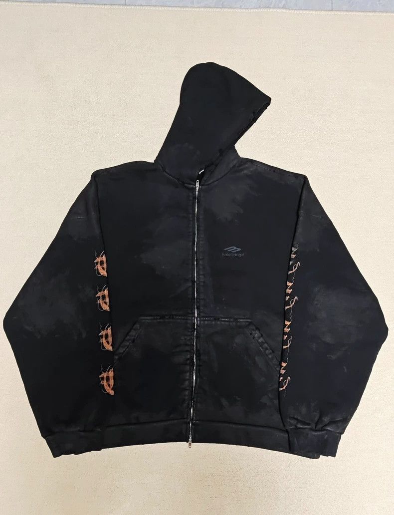 Balenciaga Balenciaga 23fw Mud Dyeing Heavy Industry Sanskrit Zipper H Size US L / EU 52-54 / 3 - 1 Thumbnail