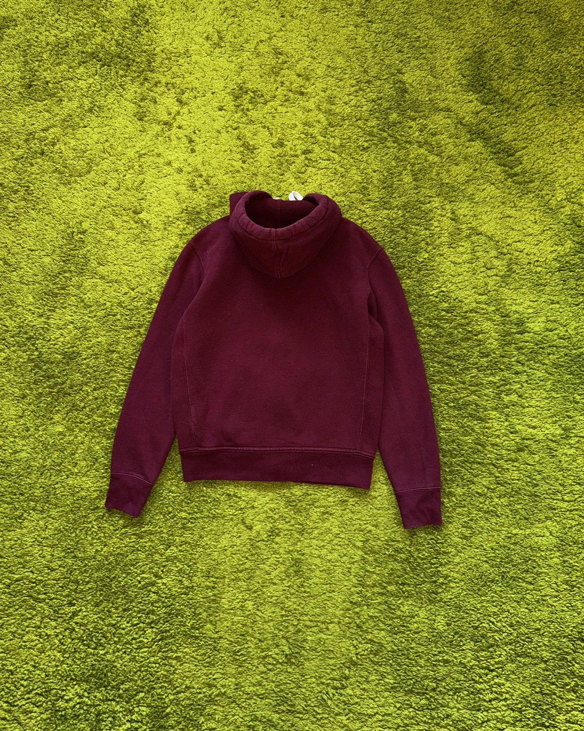 Designer × Polo Ralph Lauren Polo Ralph Lauren burgundy full zip heavy cotton hoodie Y2K Size US S / EU 44-46 / 1 - 2 Thumbnail