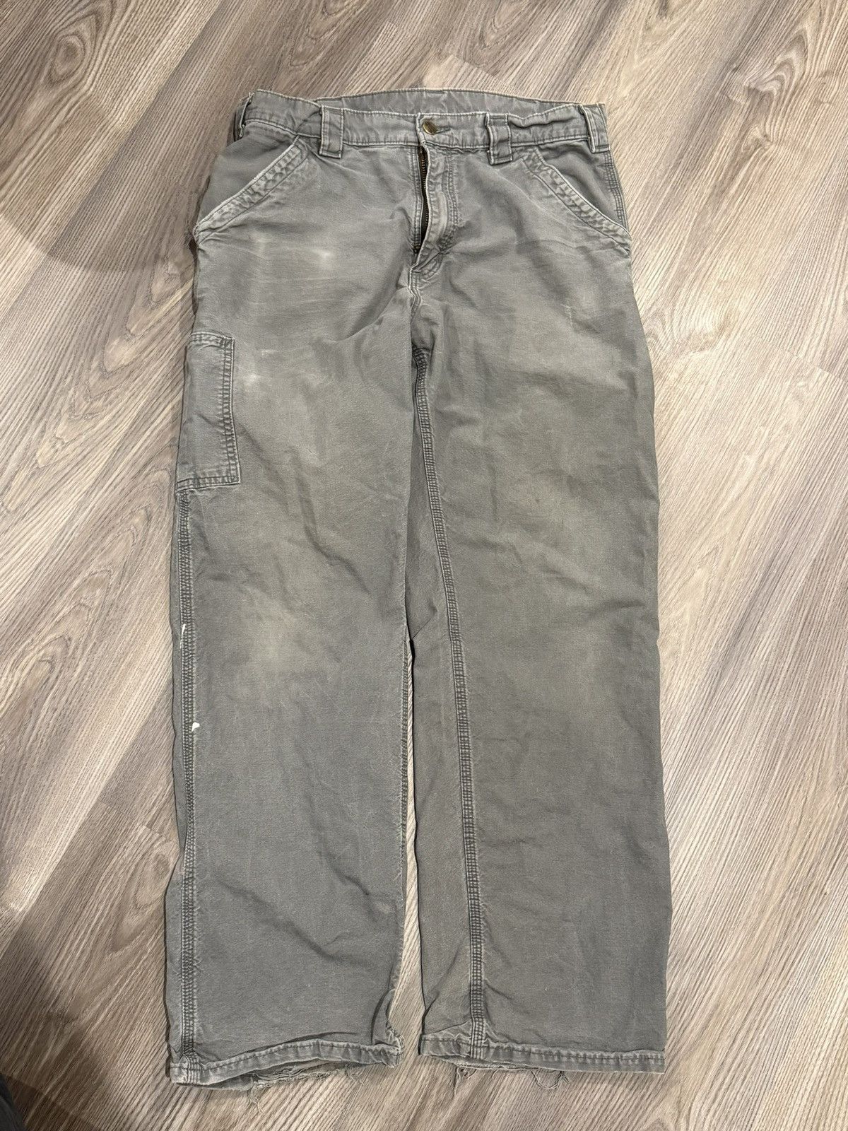 Carhartt Vintage 2000s Carhartt Pants 33x32 Size US 33 - 3 Thumbnail