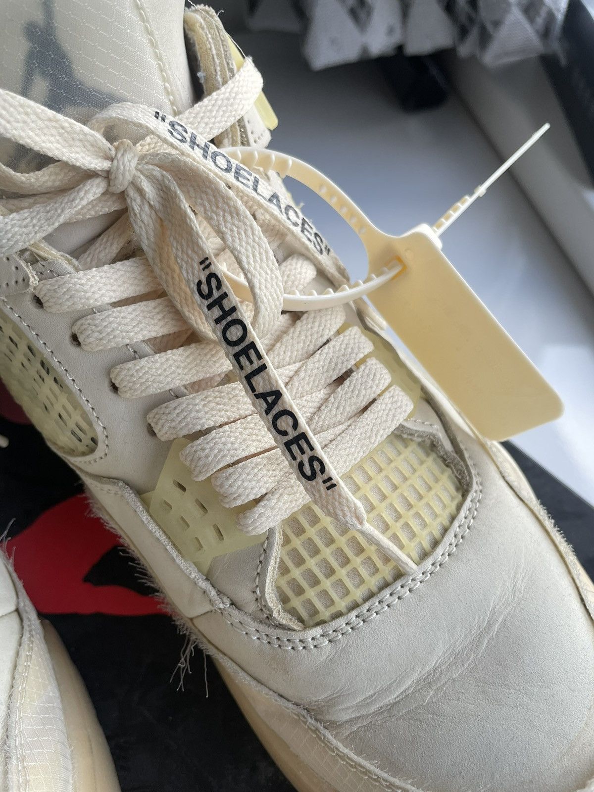 Jordan Brand × Off-White Air Jordan 4 x Off-White “Sail” (W) US 10.5 | EU 44.5 Size US 10.5 / EU 43-44 - 8 Thumbnail