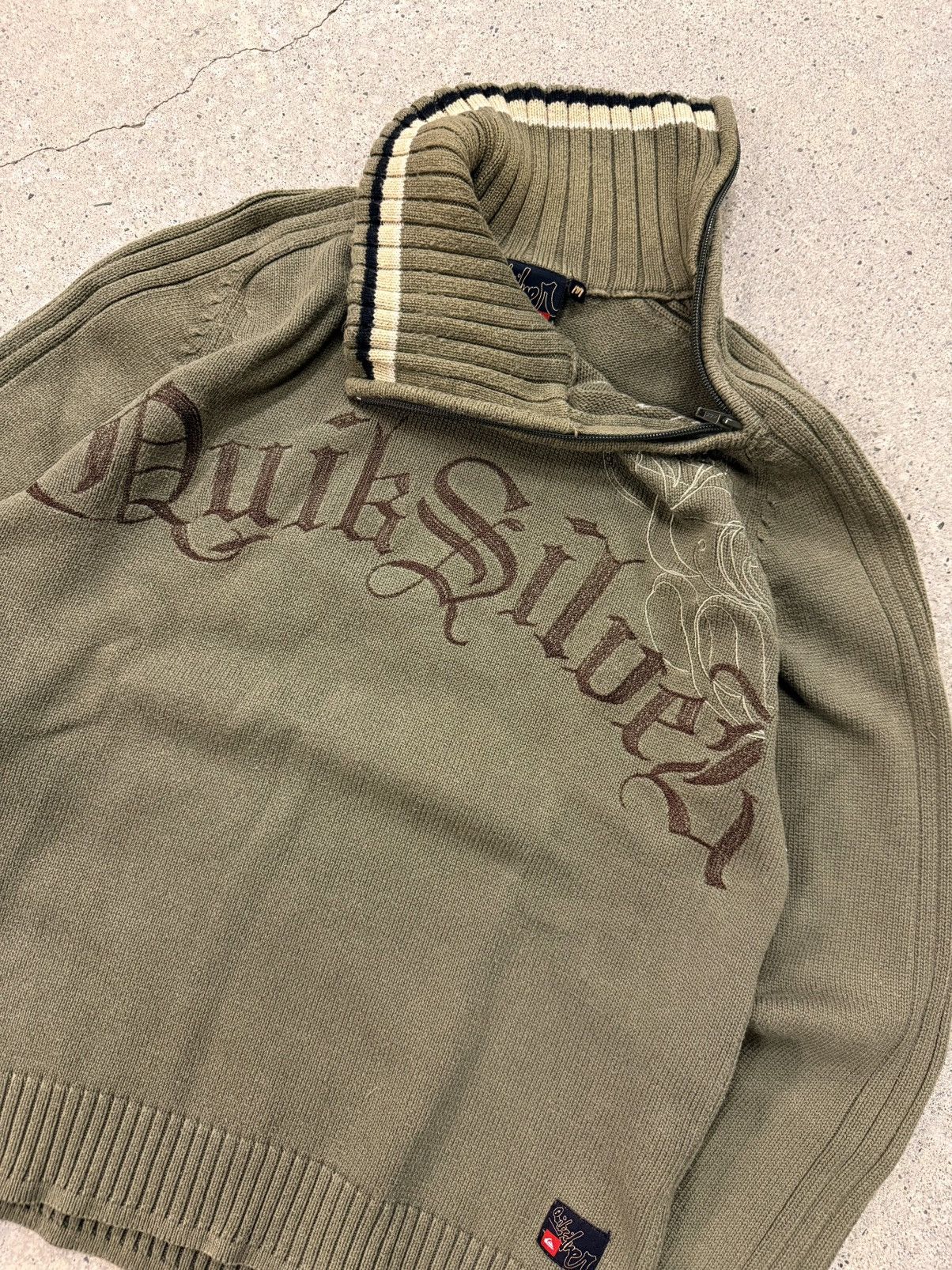Quiksilver × Vintage QUICKSILVER SWEATER Size US M / EU 48-50 / 2 - 3 Thumbnail