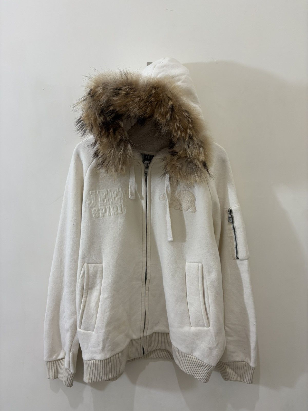 2000s Jeep Japan fur racoon kmrii Y2k style