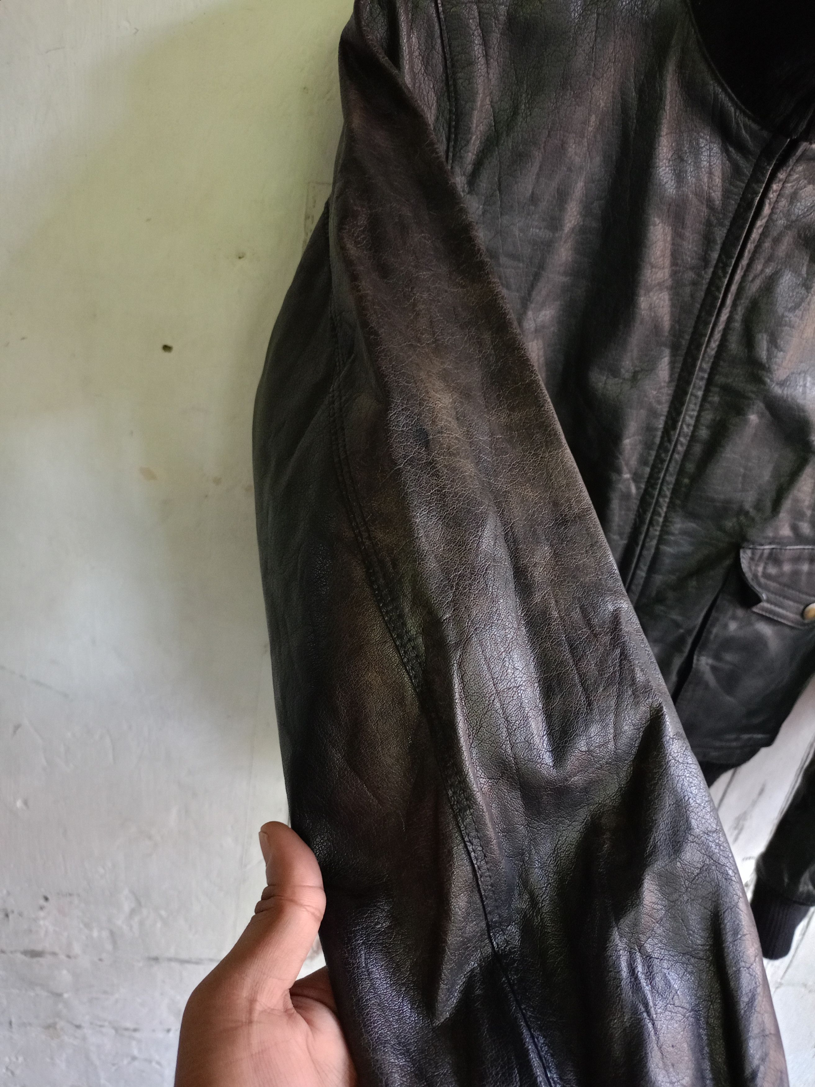 Beams Plus Ray Beams Leather Bomber jacket Size US S / EU 44-46 / 1 - 9 Thumbnail
