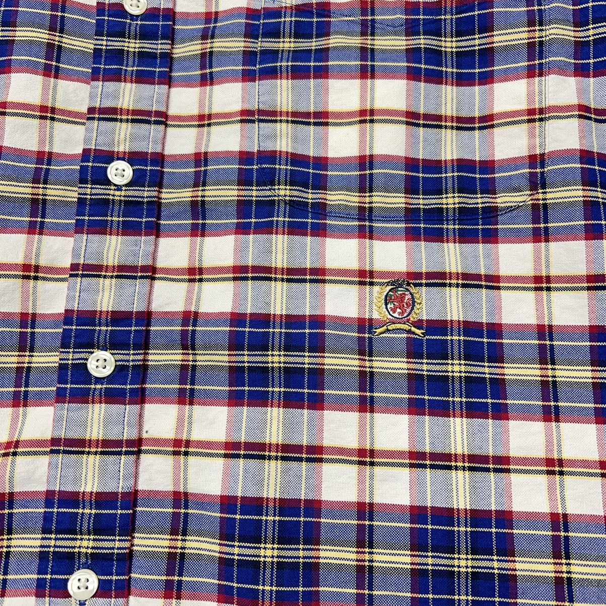 Tommy Hilfiger × Vintage VTG Tommy Hilfiger Shirt Plaid Button Down Long Sleeve Size US L / EU 52-54 / 3 - 3 Thumbnail