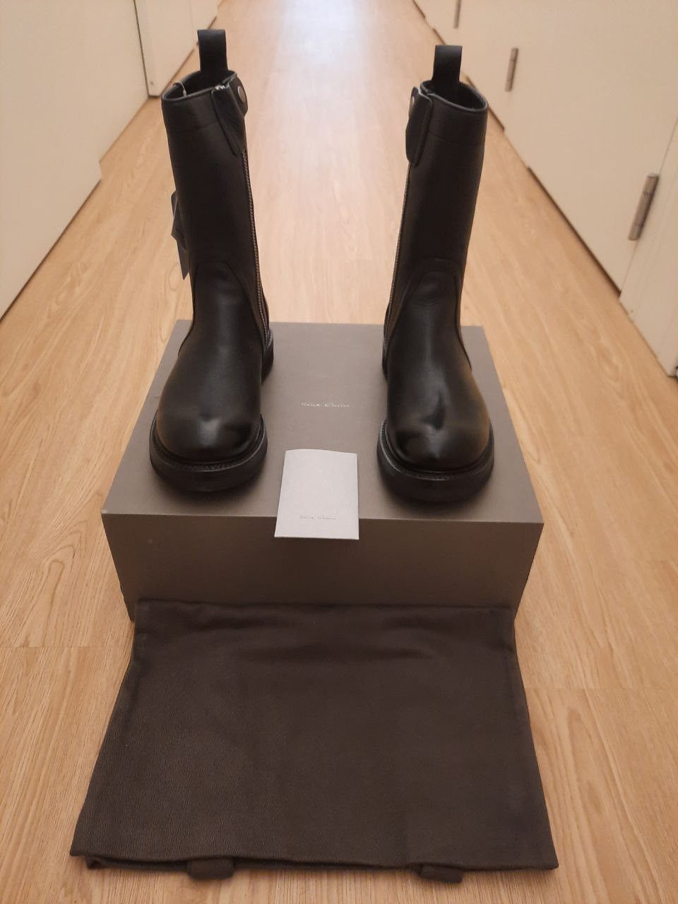 Rick Owens *New* FW20 AW20 Performa Creeper Hoop Ring Boots Size US 7 / EU 40 - 1 Thumbnail