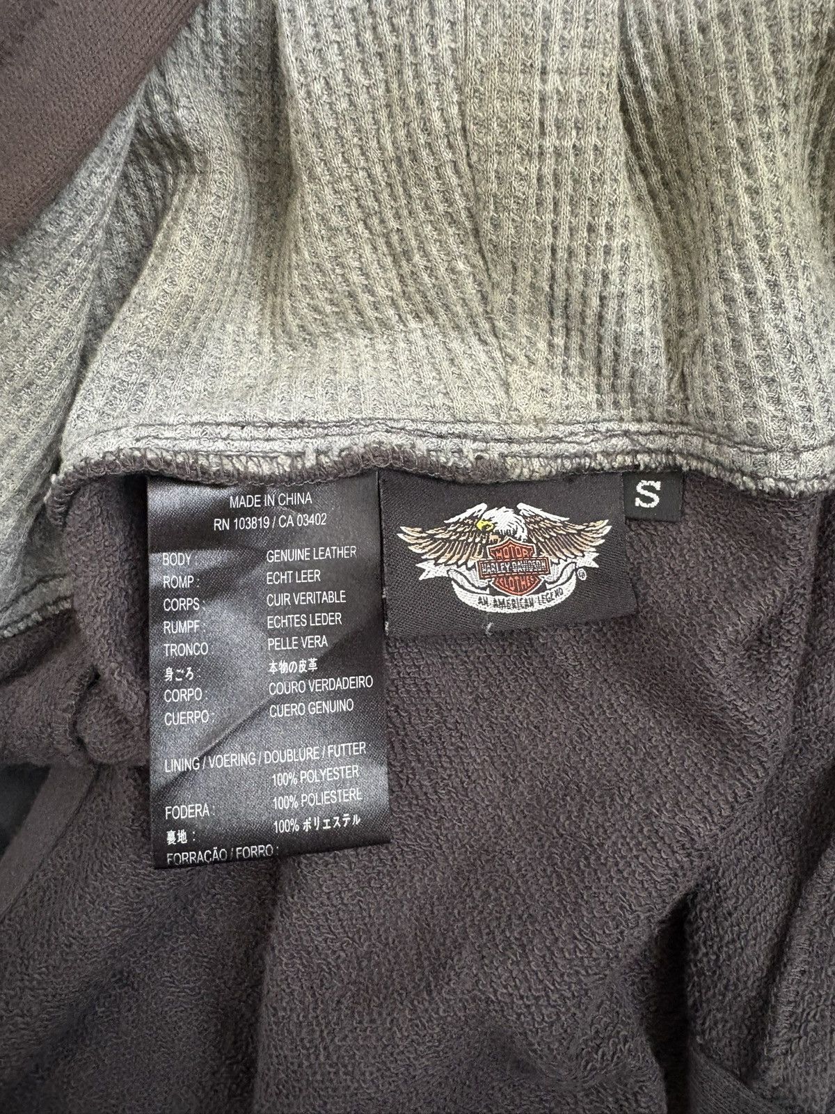 Harley Davidson Harley Davidson 2-in-1 Leather Hooded Jacket Size US S / EU 44-46 / 1 - 6 Thumbnail
