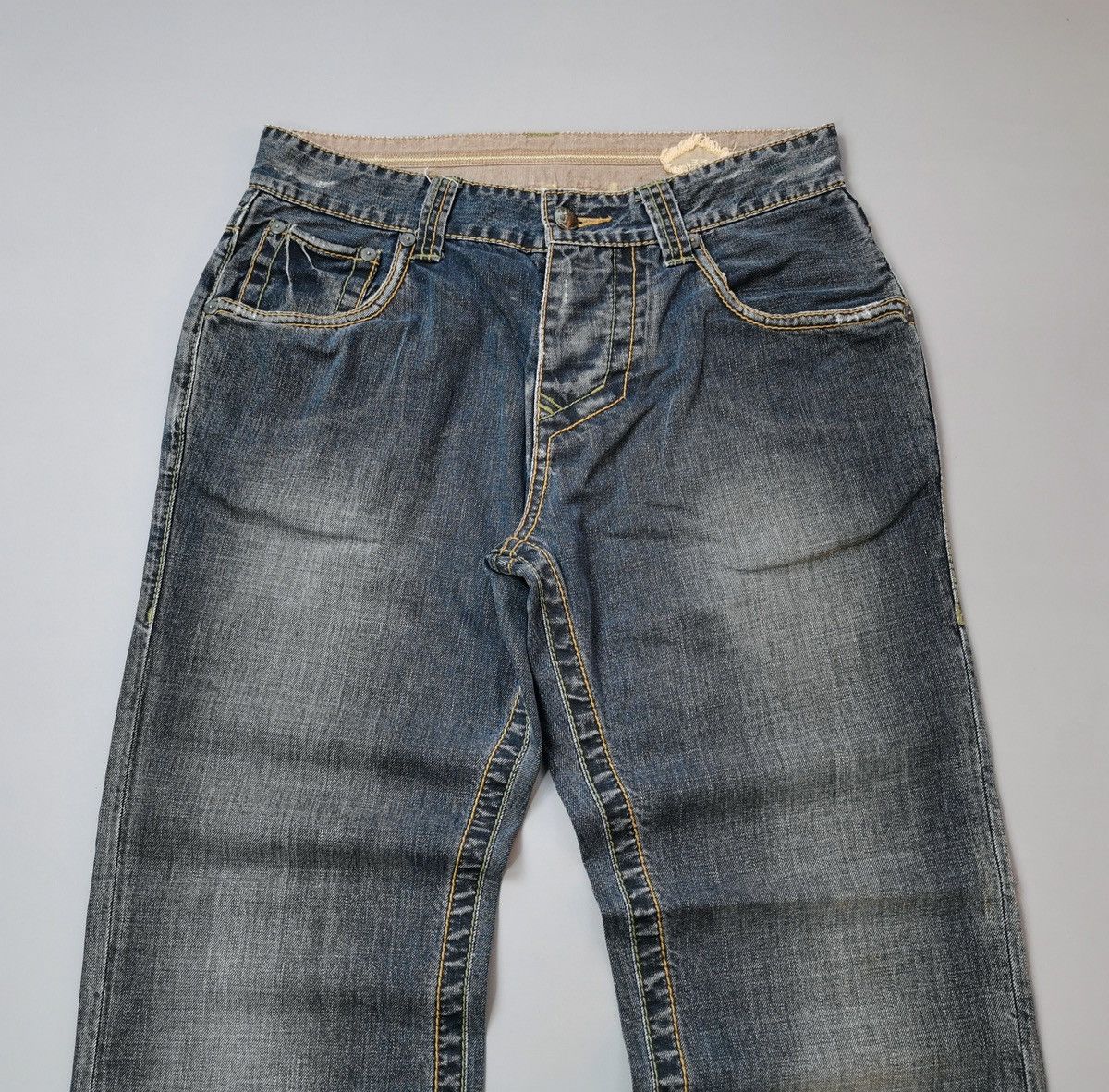 If Six Was Nine × Stitch's Jeans × Vintage Stitchs Flare Jeans Size US 33 - 18 Thumbnail