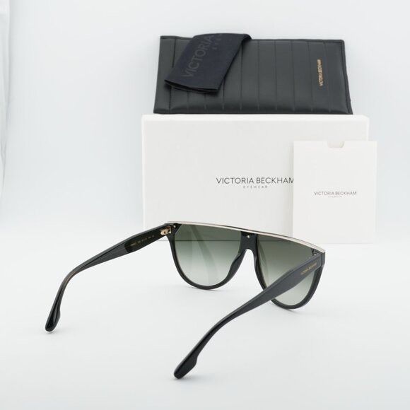 Victoria Beckham VB682S 305 Sunglasses Green Aviator Frame display picture 3