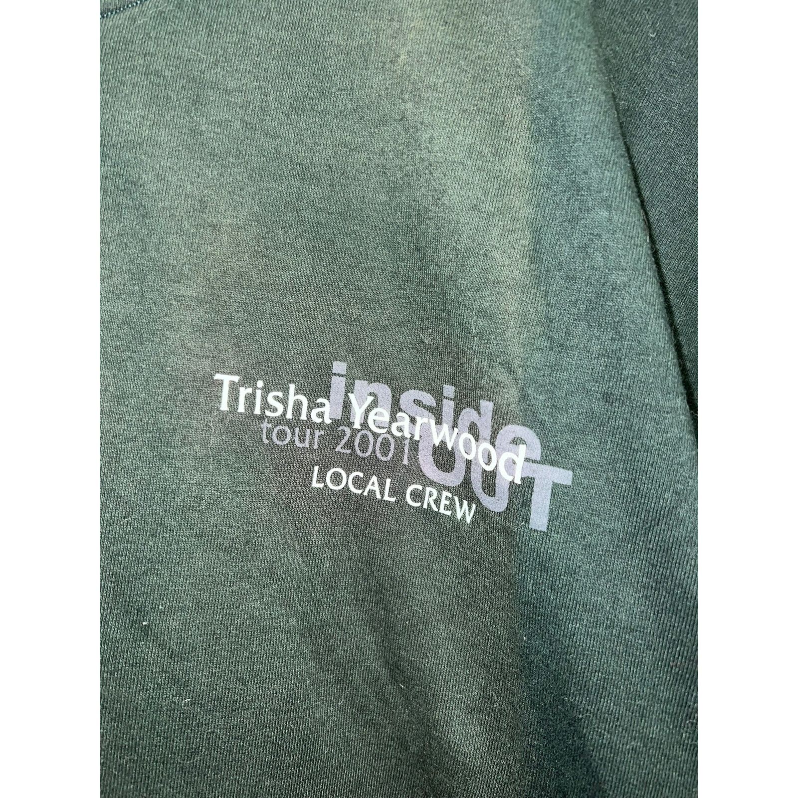 Gildan Vintage Trisha Yearwood Shirt Inside Out Local Crew Tee XL Size US XL / EU 56 / 4 - 3 Thumbnail