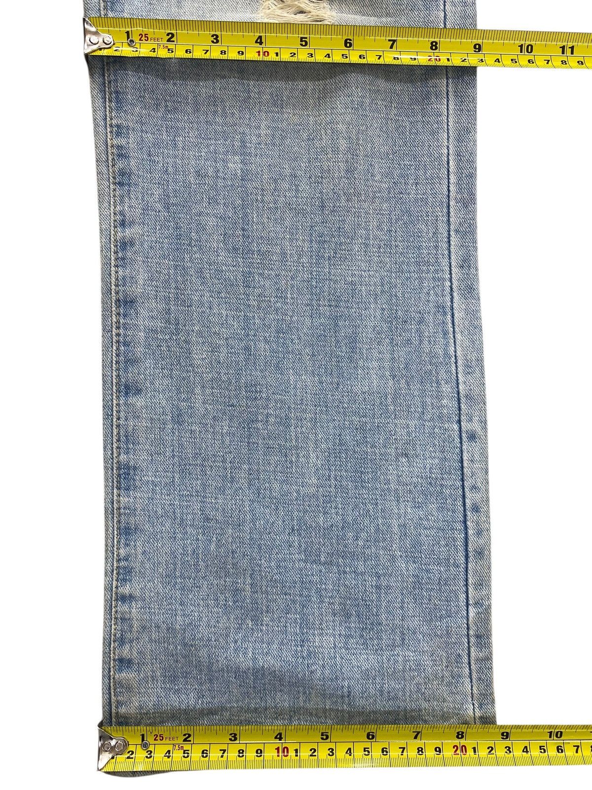 Japanese Brand Japanese Brand Faded Wash Ripped Style Straight Leg Jeans Size US 31 - 9 Thumbnail