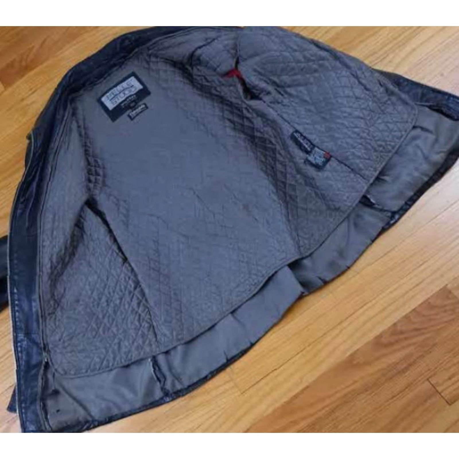 Vintage VINTAGE Pelle Studio Wilson Leather Jacket Belted Jacket Men LG Black Removable Thinsulate Liner Full Zip Front Pocket Size US L / EU 52-54 / 3 - 6 Thumbnail