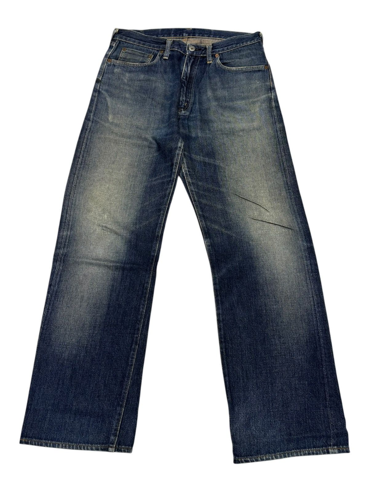 Kapital Vintage Big John Selvedge Redline Distressed Denim Jeans Size US 31 - 4 Thumbnail