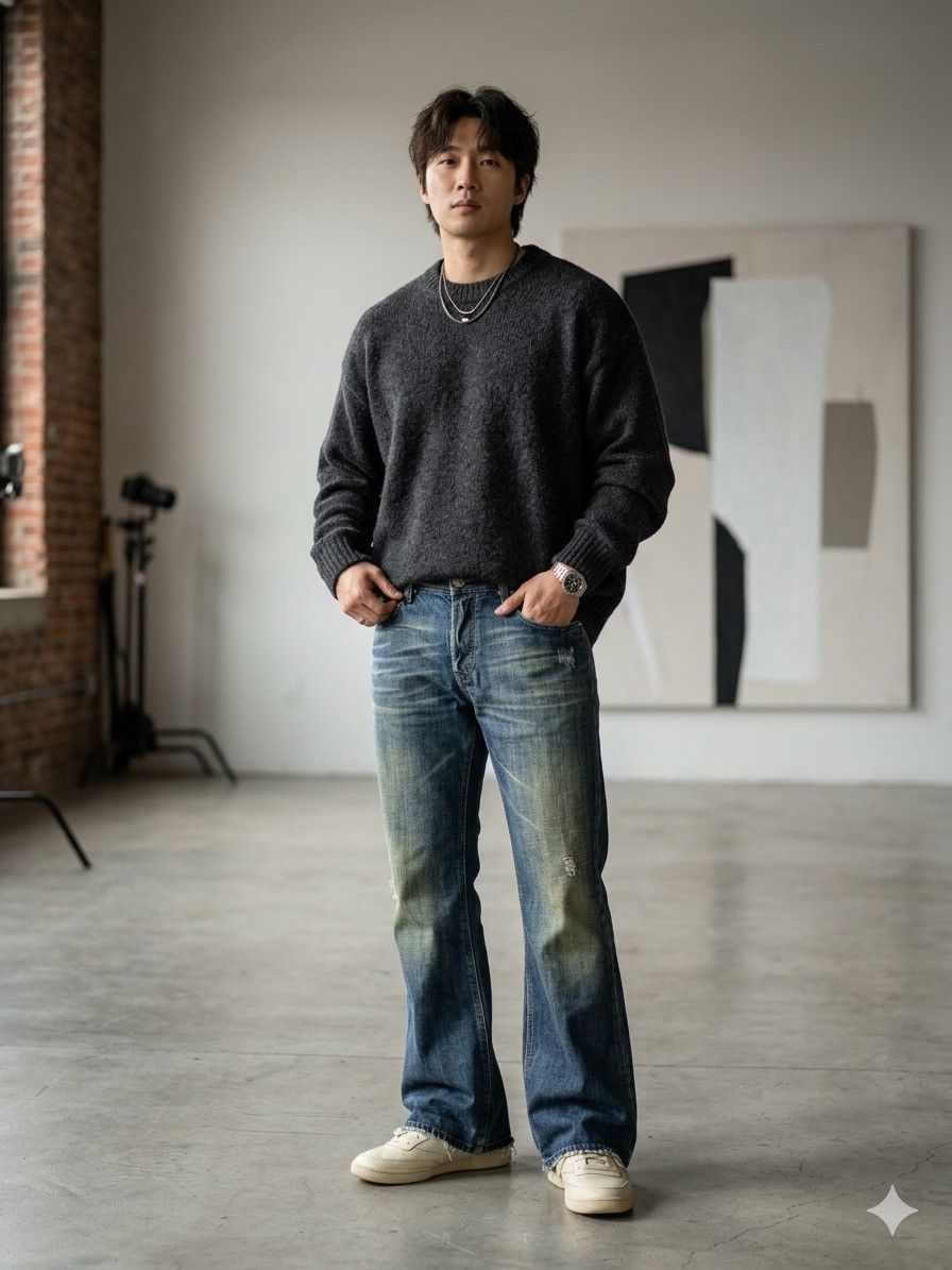 Diesel Title: Vintage Diesel Industry Denim Jeans - Distressed Wash Size US 32 / EU 48 - 1 Thumbnail