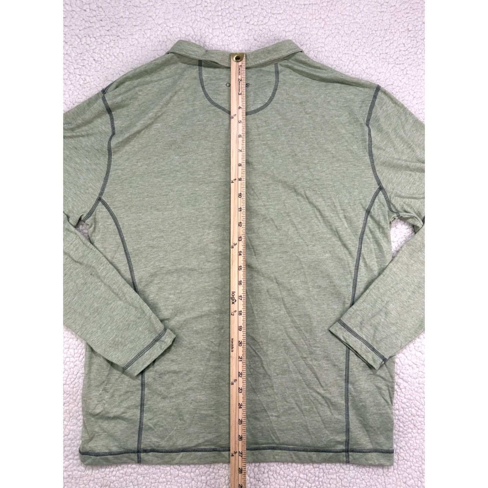 Orvis Orvis Pullover 1/4 Zip Mens L Green Long Sleeve Lightweight Knit Sweater Regular Size Size US L / EU 52-54 / 3 - 6 Thumbnail