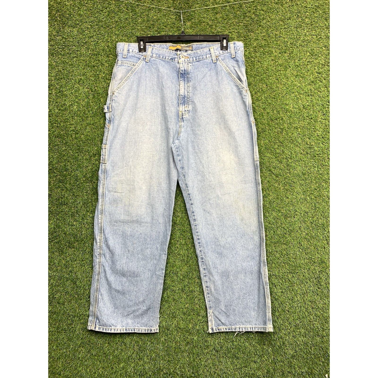 Vintage VINTAGE Levi's SilverTab Baggy Jeans - Men 38x30 Wide-Leg Skater Denim Blues 1990s Grunge USA Mens Size US 38 / EU 54 - 2 Thumbnail