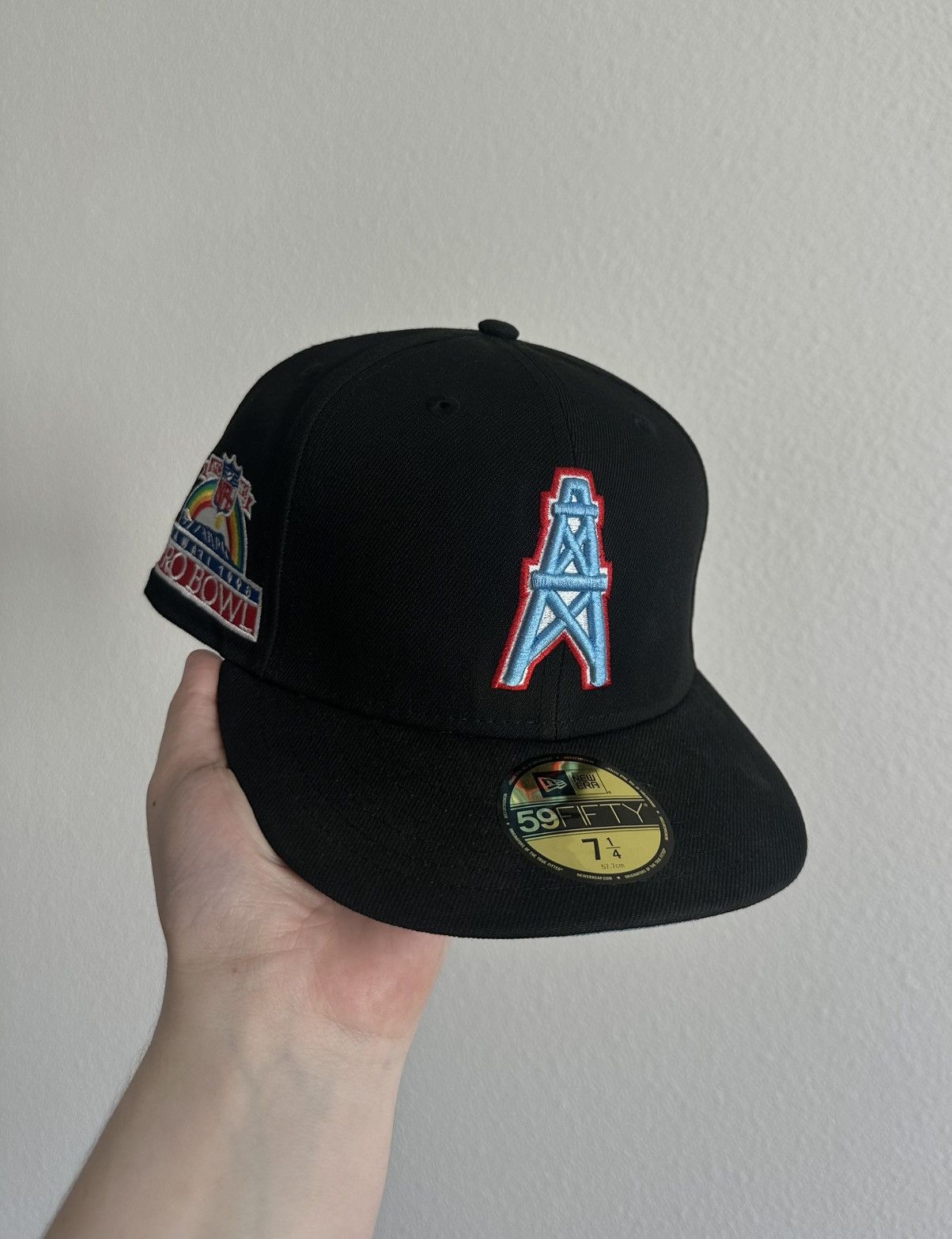 New Era Houston Oilers Fitted Hat w/ Pro Bowl Patch (Size 7 1/4) Size ONE SIZE - 1 Thumbnail