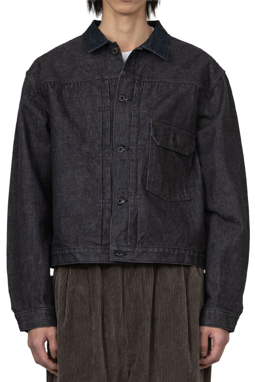 Kapital KAPITAL 14oz black denim 1ST JKT jacket brand new L Size US L / EU 52-54 / 3 - 11 Thumbnail