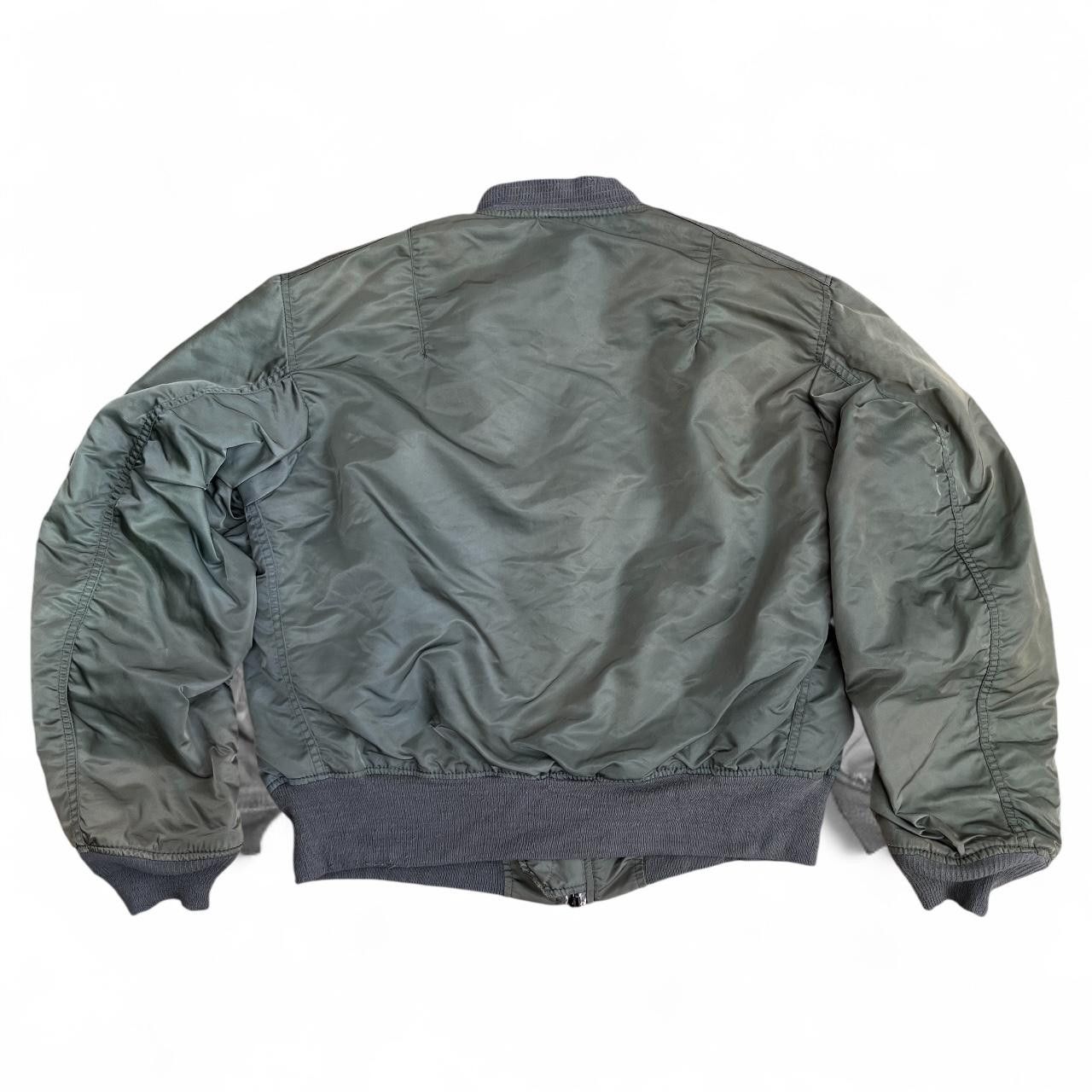Alpha Industries Vintage Alpha Industries MA-1 Green Bomber Jacket Size US M / EU 48-50 / 2 - 5 Thumbnail