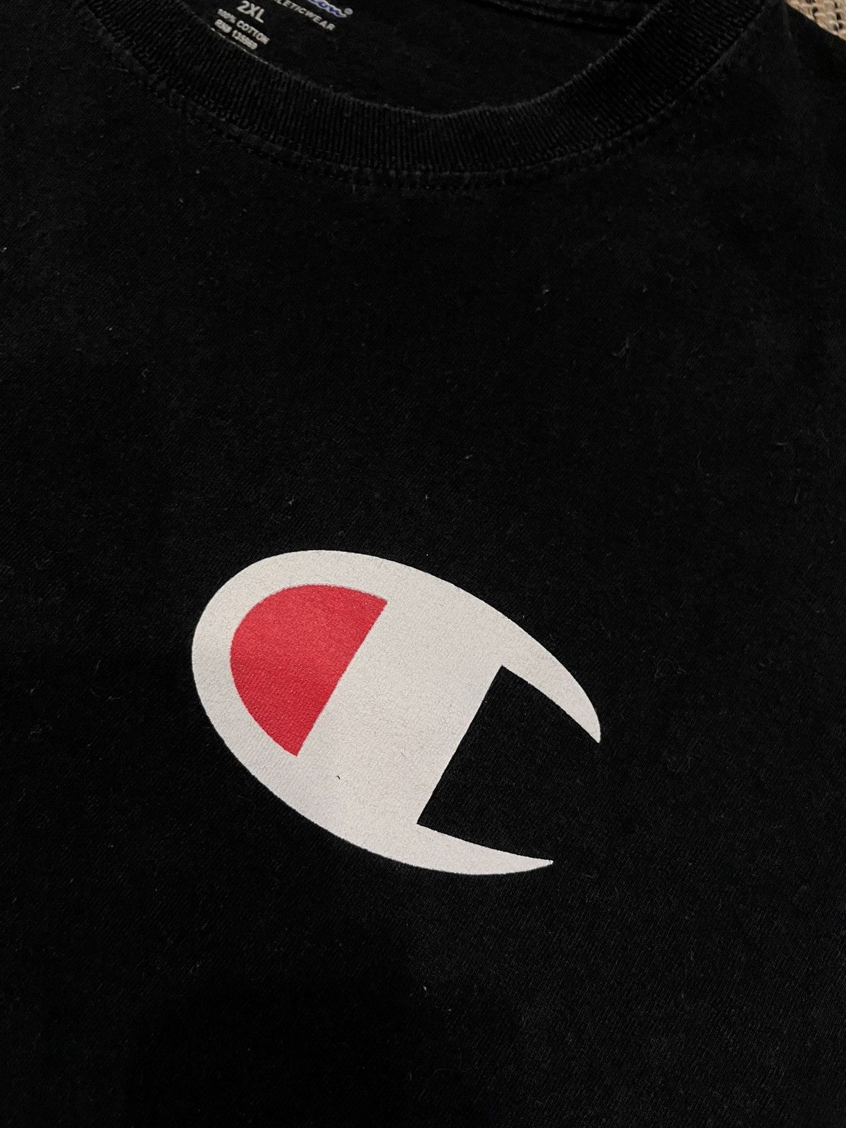 Champion × Vintage Vintage Champion Longsleeve Tshirt Black Oversize blank Size US XXL / EU 58 / 5 - 7 Thumbnail