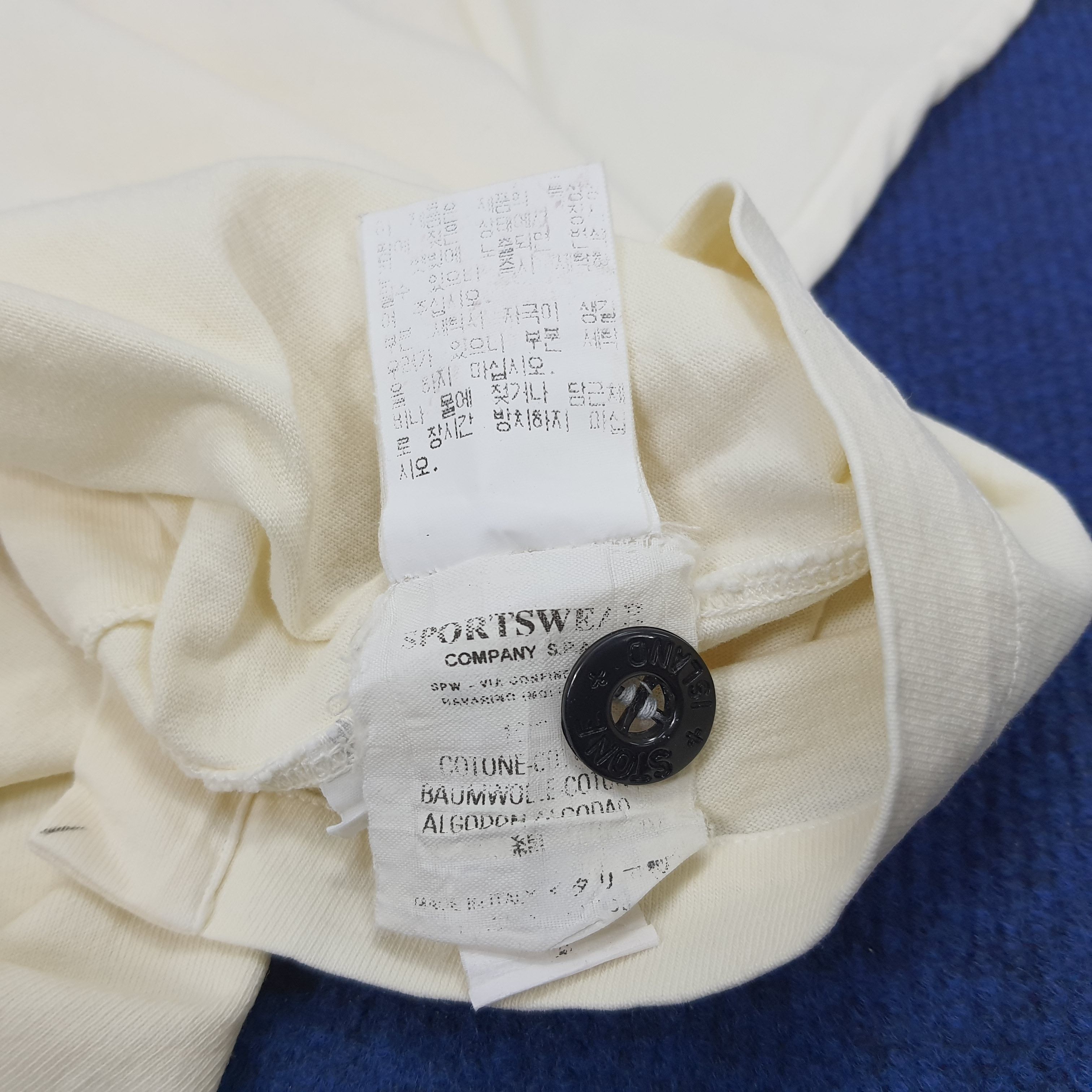Stone Island × Vintage Vintage Stone Island COMPACT Polo Shirt Size US L / EU 52-54 / 3 - 9 Thumbnail