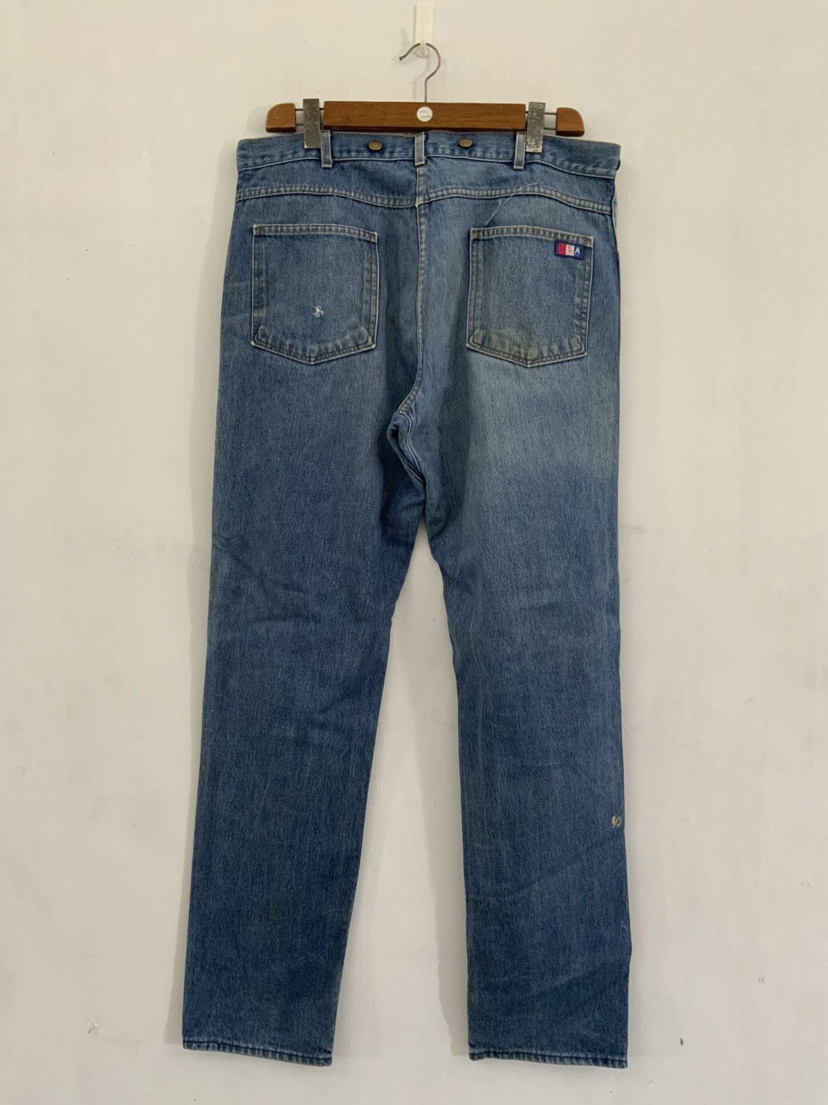 Unsound Rags Diamond Guest Sapko USA Work Vintage Denime Jeans Size US 38 / EU 54 - 2 Thumbnail