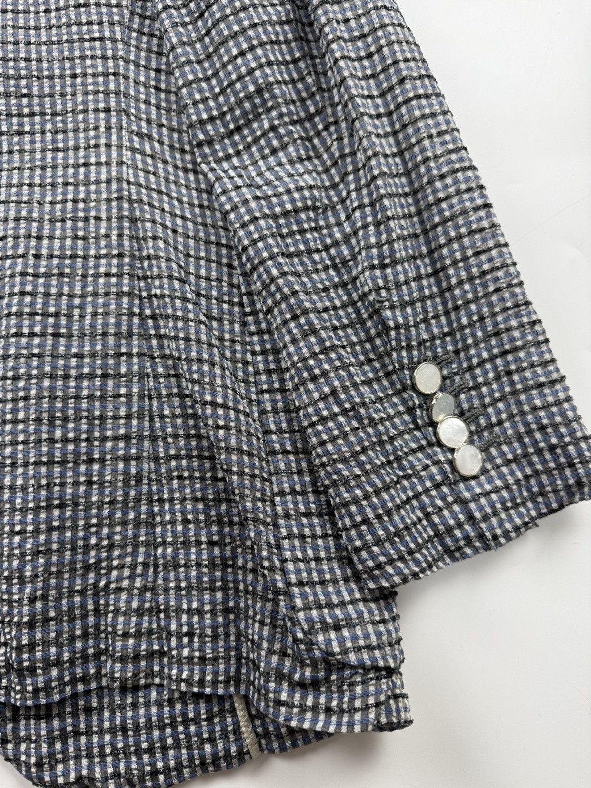 Louis Vuitton Louis Vuitton S/S’13 Check Pattern Silk Jacket Size US M / EU 48-50 / 2 - 9 Thumbnail