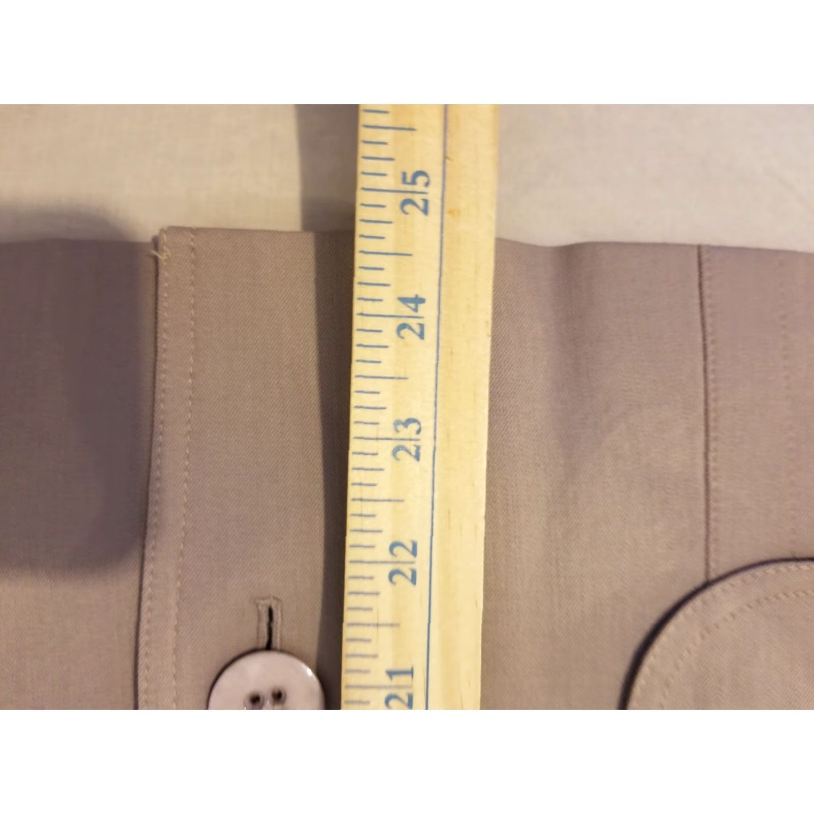 Talbots Womens Talbots Wool Blazer 8 Khaki Beige Wool Jacket Blazer 8 Womens Mens? Size M / US 6-8 / IT 42-44 - 7 Thumbnail