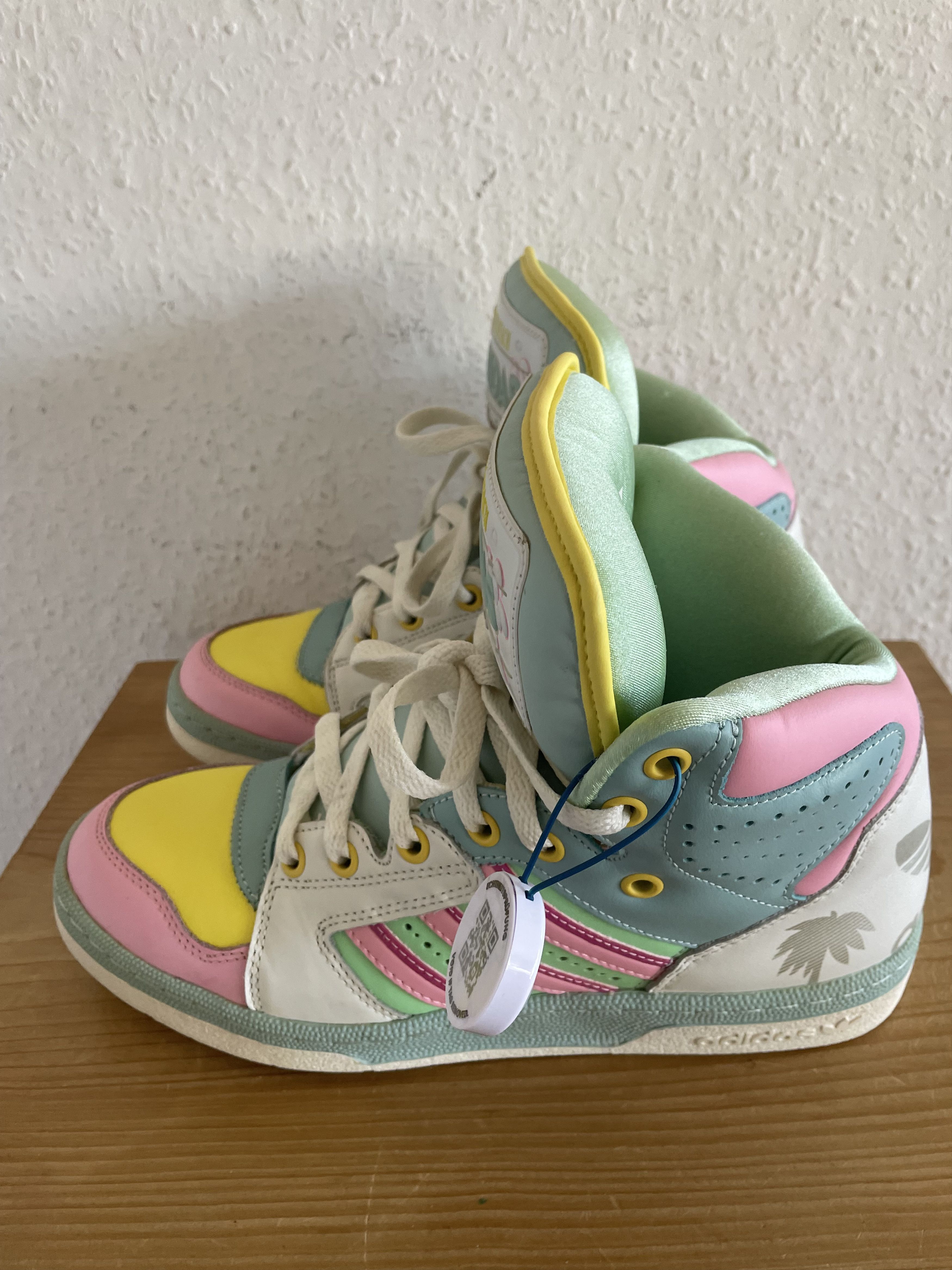 Adidas × Jeremy Scott JS License Plate Miami Sneakers Size US 8 / EU 41 - 8 Thumbnail