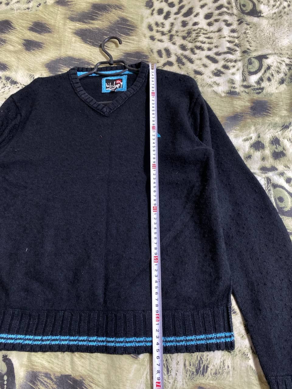 Quiksilver × Vintage 00s VINTAGE QUIKSILVER Knitted Big Logo Surf Style Sweater Size US XL / EU 56 / 4 - 16 Thumbnail