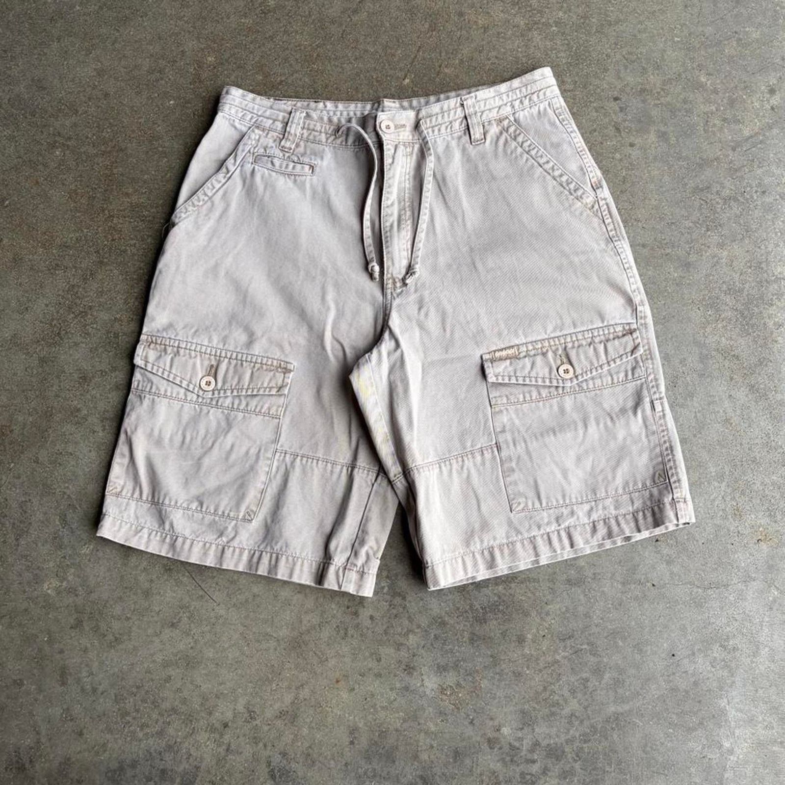 Enyce 2000s enyce baggy cream cargos Size US 34 / EU 50 - 2 Thumbnail
