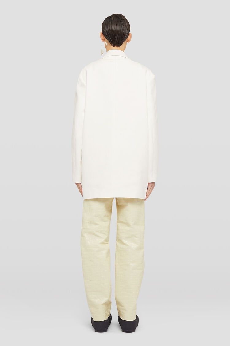 Jil Sander o1w1db10825 Deconstructed Jacket in Coconut Size US M / EU 48-50 / 2 - 4 Thumbnail