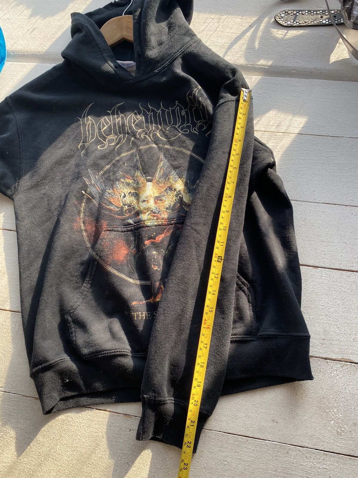 Band Tees 00s Behemoth Band black metal opium punk black small hoodie Size US S / EU 44-46 / 1 - 11 Thumbnail