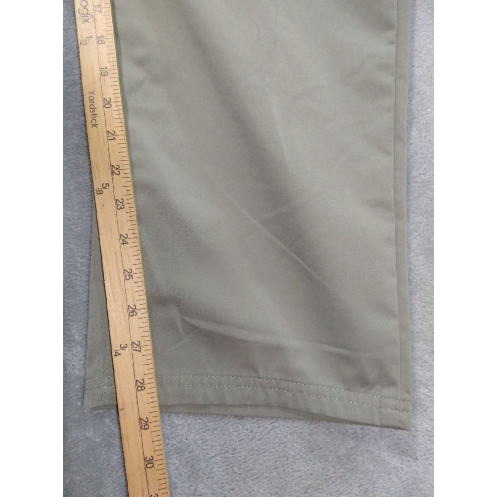 Hurley Hurley Pants Mens 40x29 Green Jet Set Tech Straight Leg Stretch Rise Mid Regular Inseam 29 Solid Folded Front Zip Button Casual Pants Size US 40 / EU 56 - 5 Thumbnail
