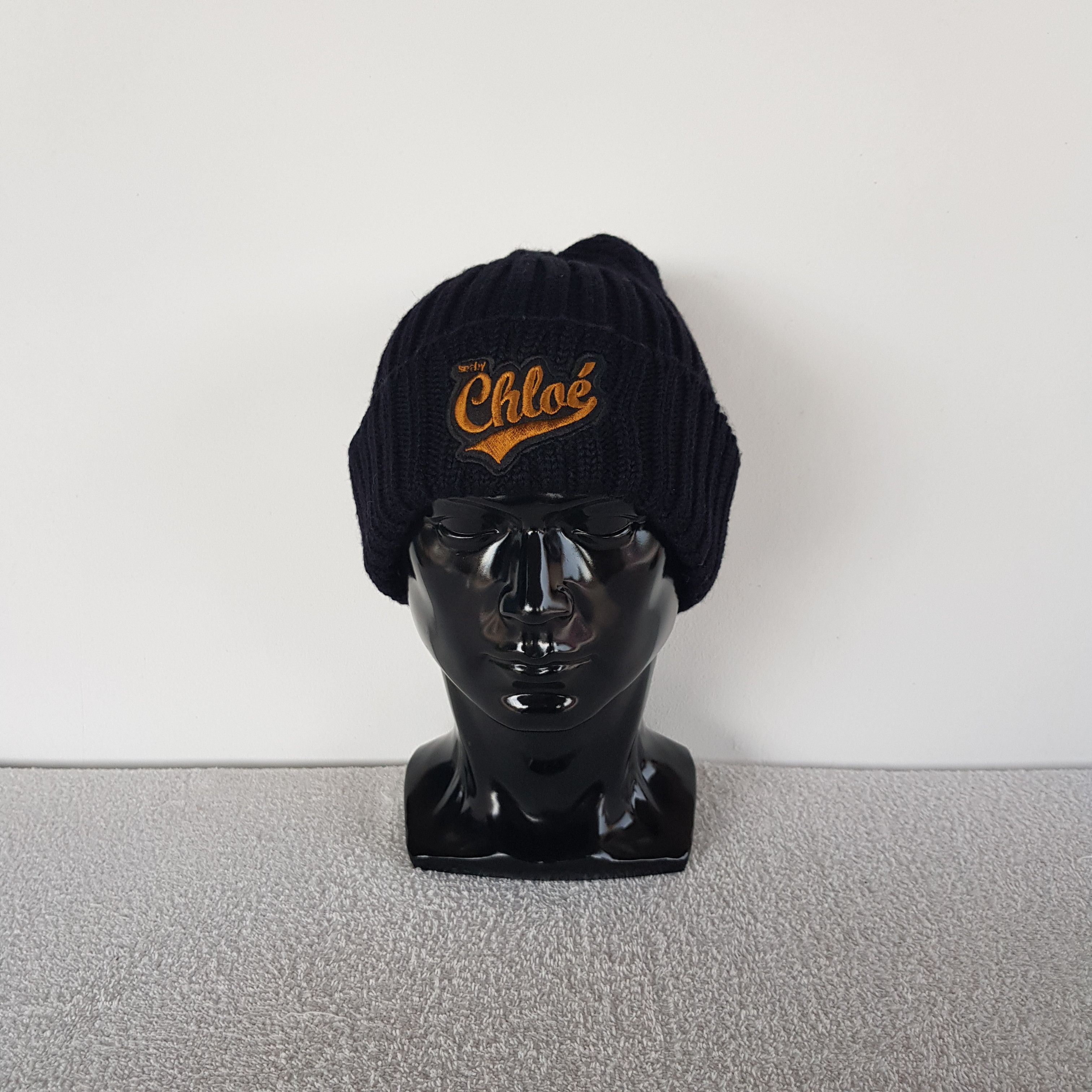 Chloe Vintage Chloe Beanie Knitted Snow Caps Hats Size ONE SIZE - 1 Thumbnail