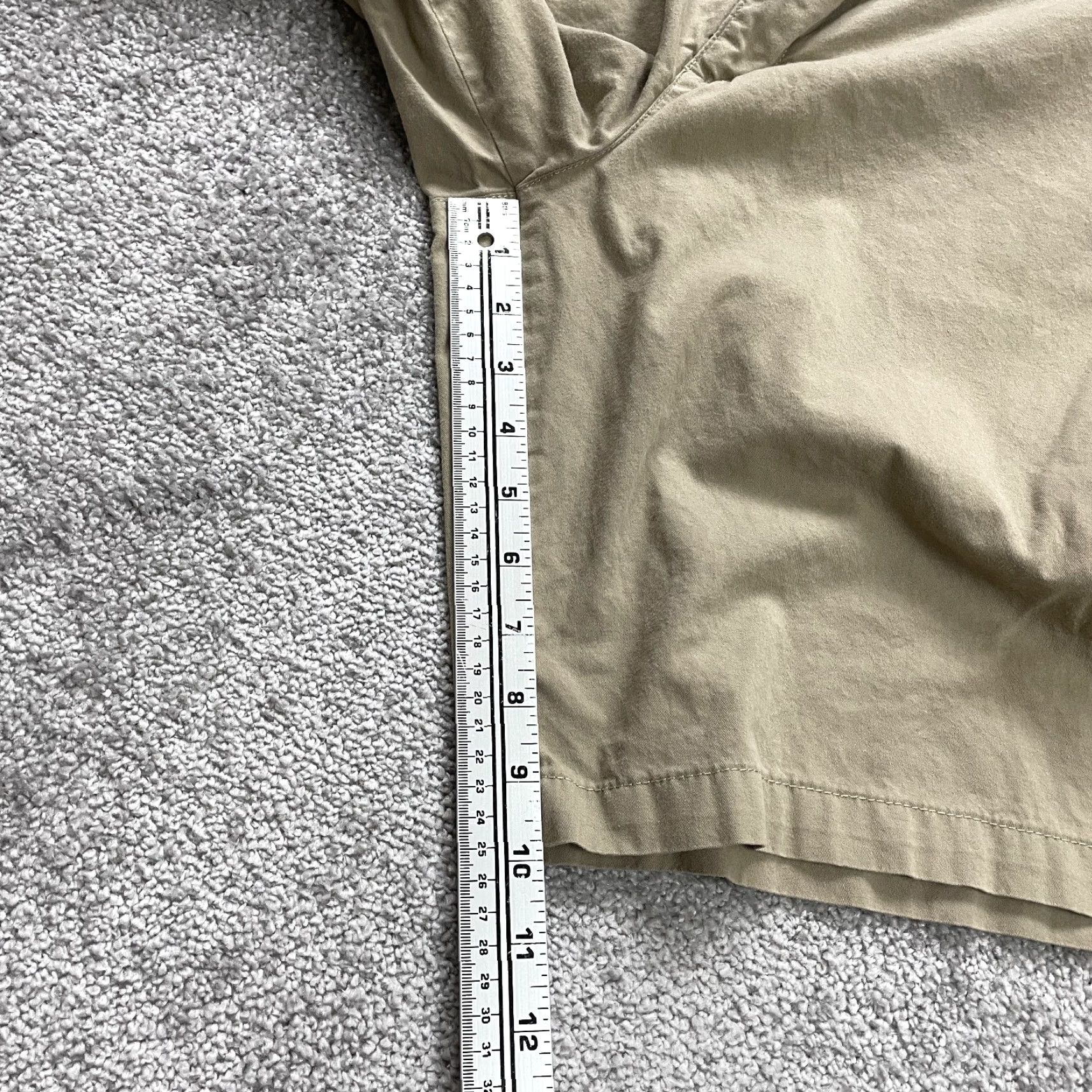 Vintage Columbia Shorts Mens Cargo Khaki Brown Flat Front Pocket Cotton Outdoor 39x10 Size US 39 - 7 Thumbnail