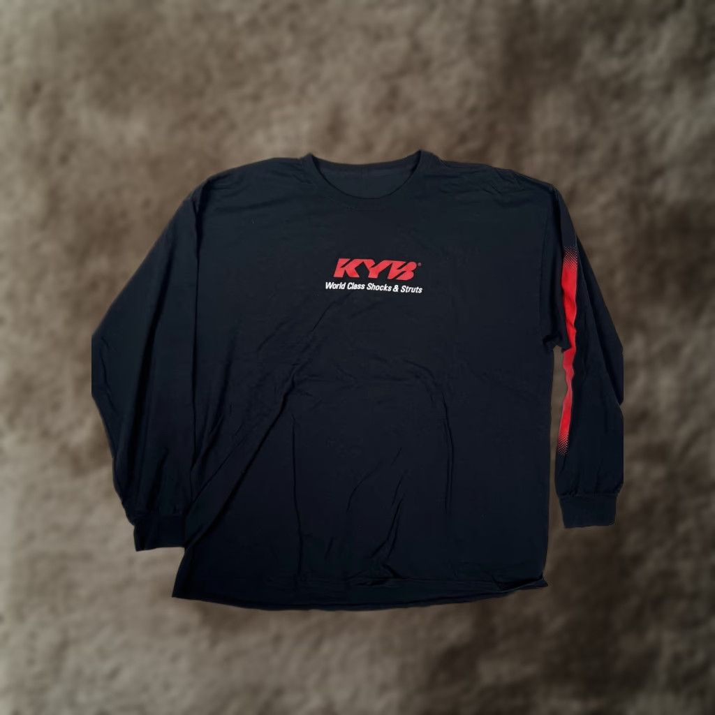 Vintage KYB Long Sleeve Shirt Mens 2XL Black Truck-Plus Shocks Struts Graphic Ad Shirt Size US XXL / EU 58 / 5 - 1 Thumbnail