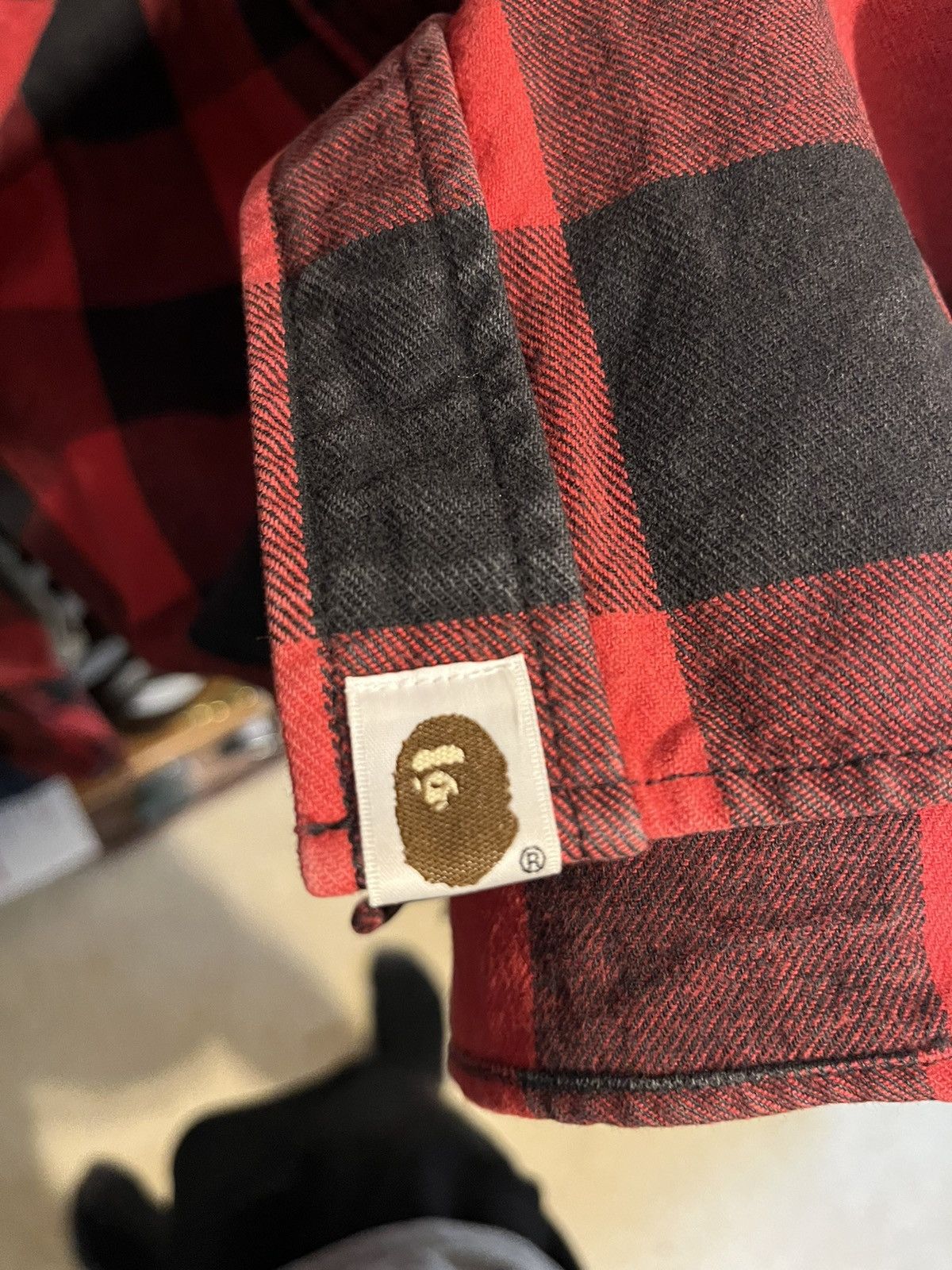 Bape Plaid Button Up Shirt Size US L / EU 52-54 / 3 - 4 Thumbnail
